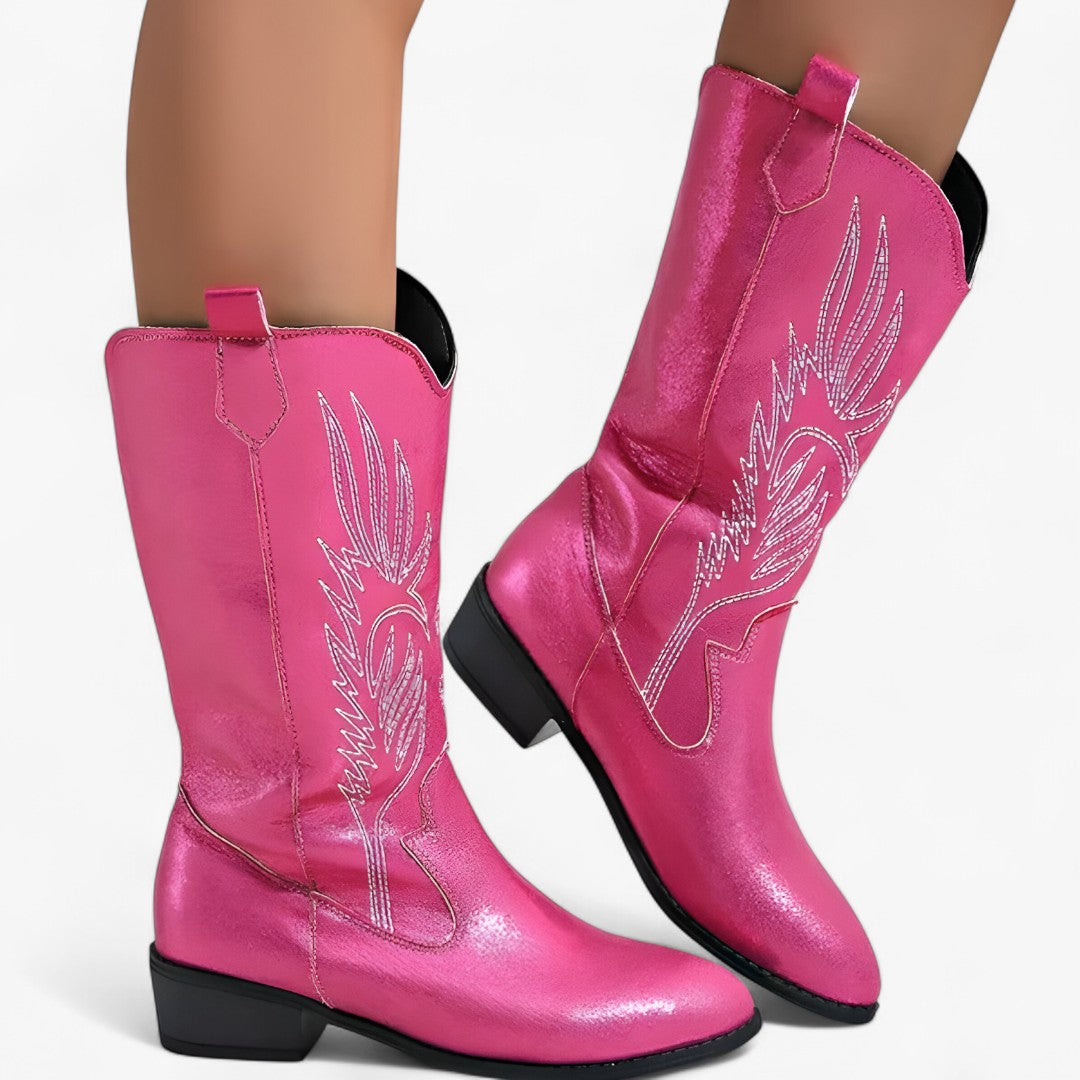 Rosana | Stivali da cowboy metallizzati - - Accessoires Dames Laarzen Schoenen - Concept Palermo