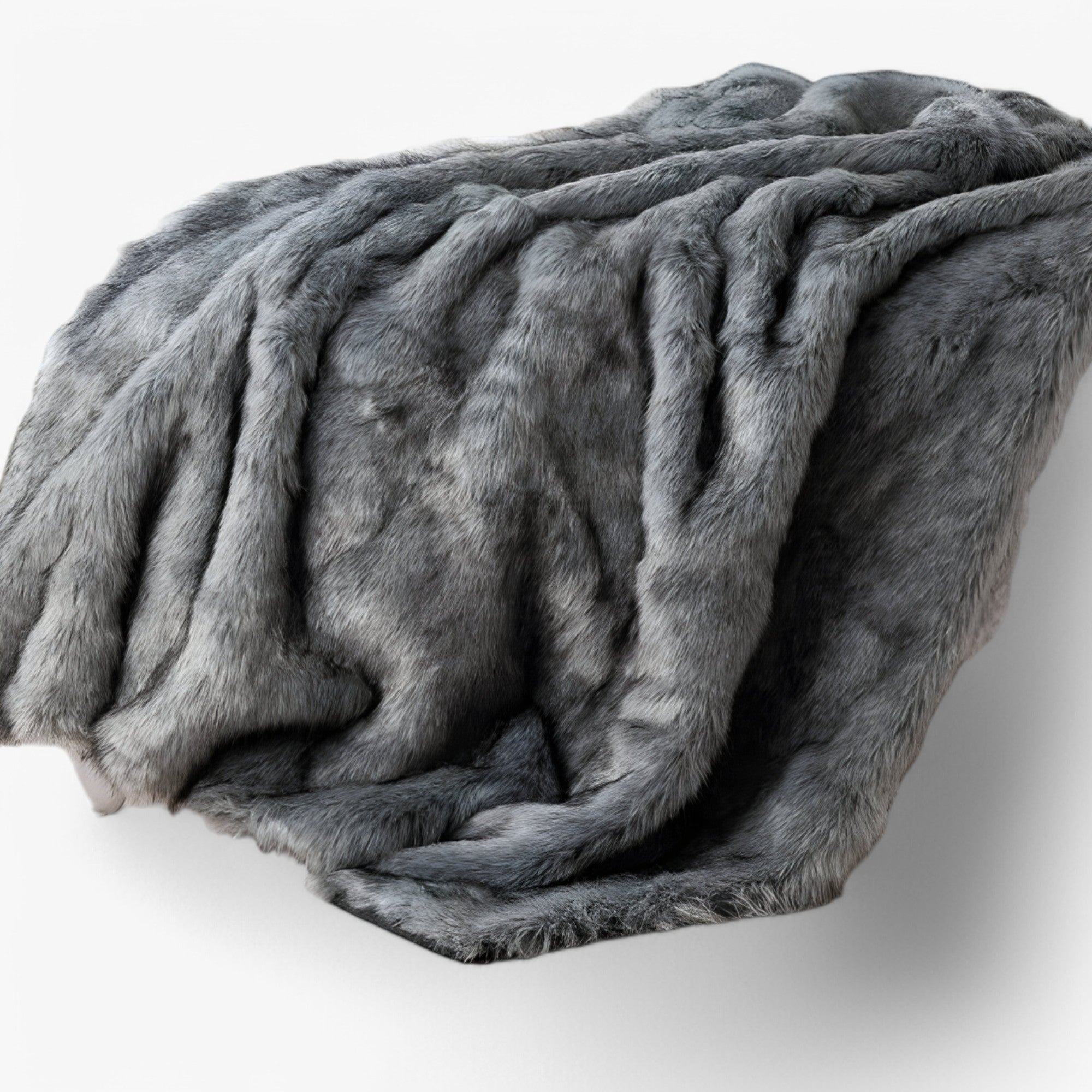 Bandolf | Coperta in Finta Pelliccia Lussuosa - Grigio - Beddengoed - Concept Palermo