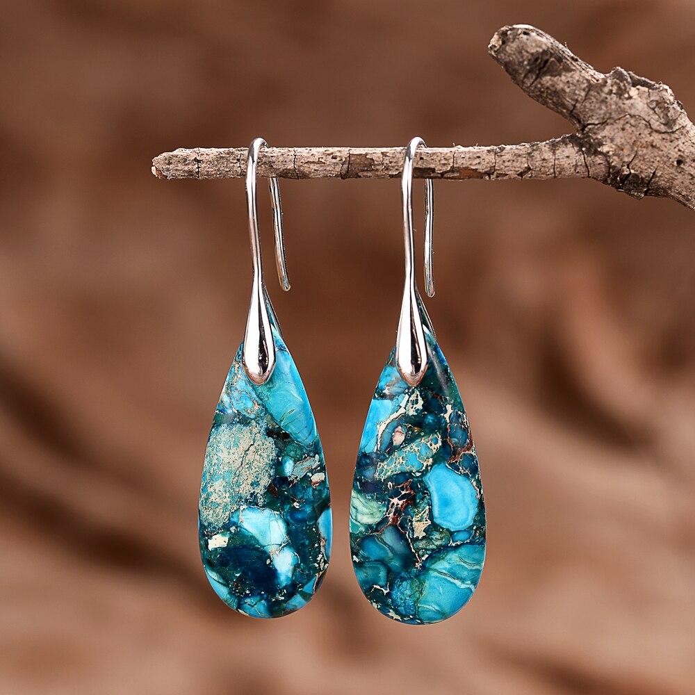 Orecchini Regaliet con Protezione a Goccia OceanEnergy - Argento - EARRINGS Earrings for Women Girls New Fashion Earrings - Concept Palermo