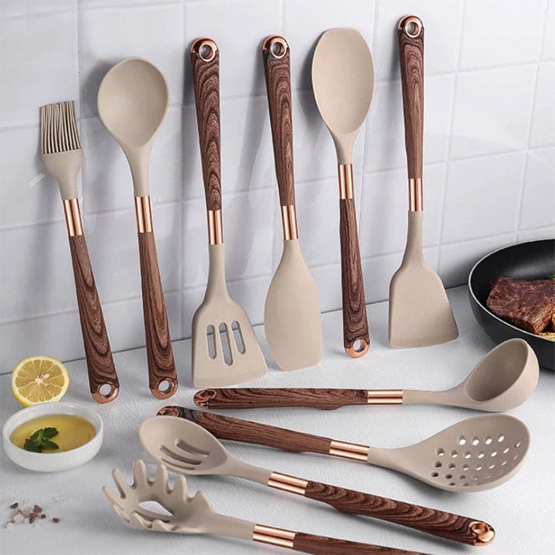 Set di 10 utensili da cucina | Silicone di alta qualità - Carine - - Kitchen Kitchen tools Kitchen tools Set Kitchen Utensils Kitchenware - Concept Palermo