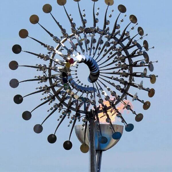 Magico mulino a vento in metallo - - wind spinner - Concept Palermo