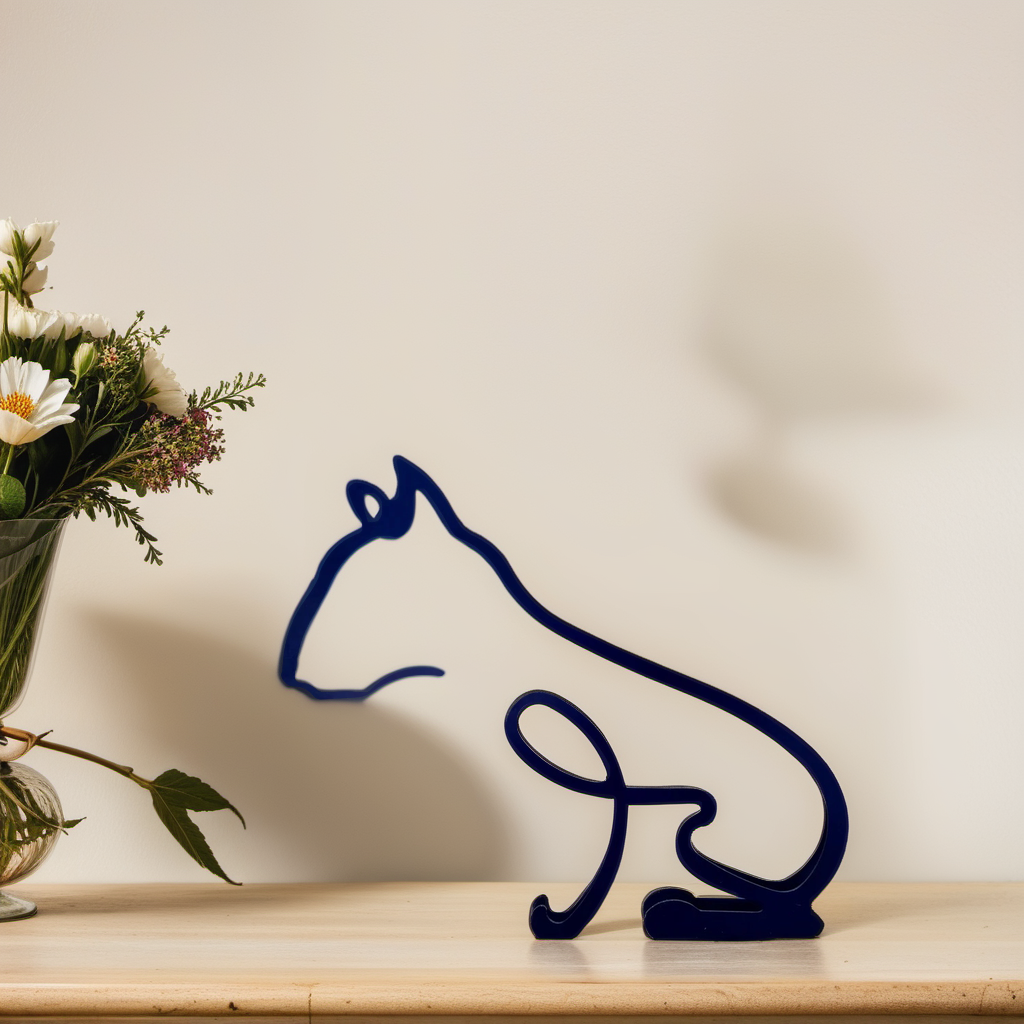 Samisa - Sculture astratte di cani - Terrier di Bull - showvariant - Concept Palermo