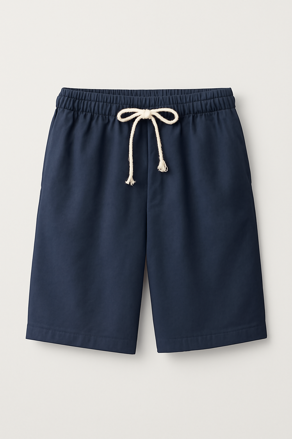 Aiden| Pantaloncini estivi leggeri in lino con coulisse - Blu Navy - short shorts for men - Concept Palermo