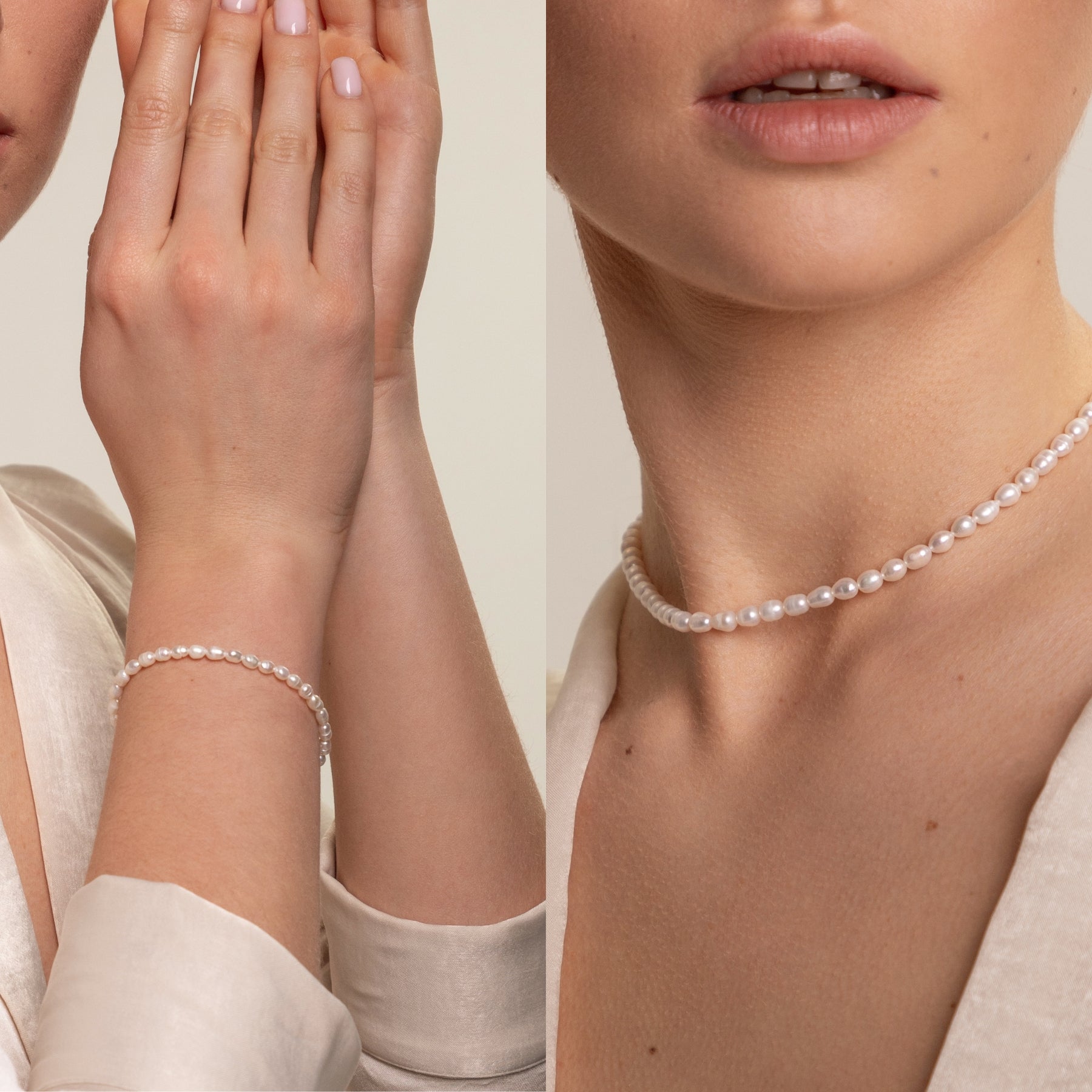 Set di perle d'acqua dolce seducenti - - - Concept Palermo