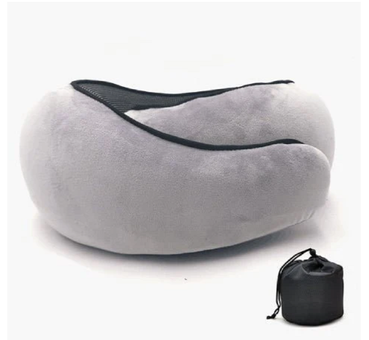 TravelPillow | Cuscino da Viaggio - Comfort Estremo - Grigio chiaro - Acc Home - Concept Palermo