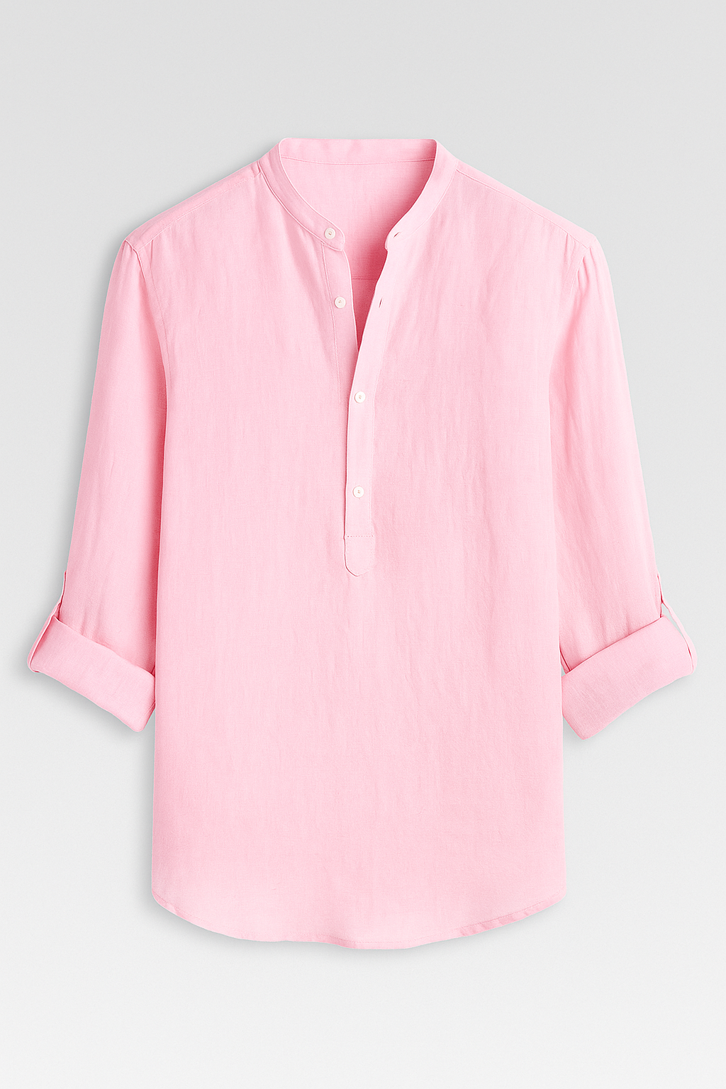 Alix | Camicia leggera da uomo in lino - Rosa - men Shirts - Concept Palermo