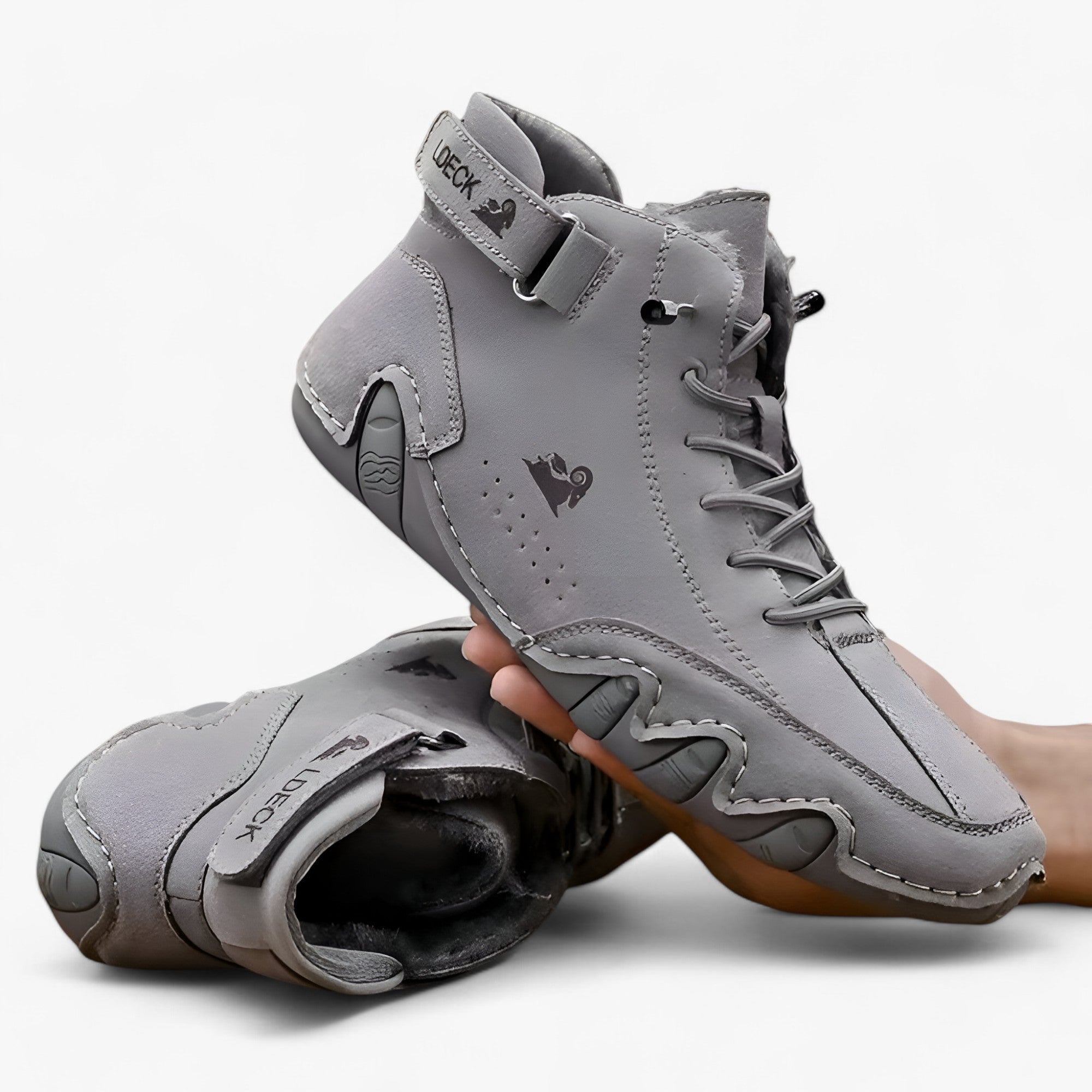 Sophie | Stivaletti in pelle - Protezione e calore invernale di lusso - Grigio - shoes shoes for women Shoes women - Concept Palermo