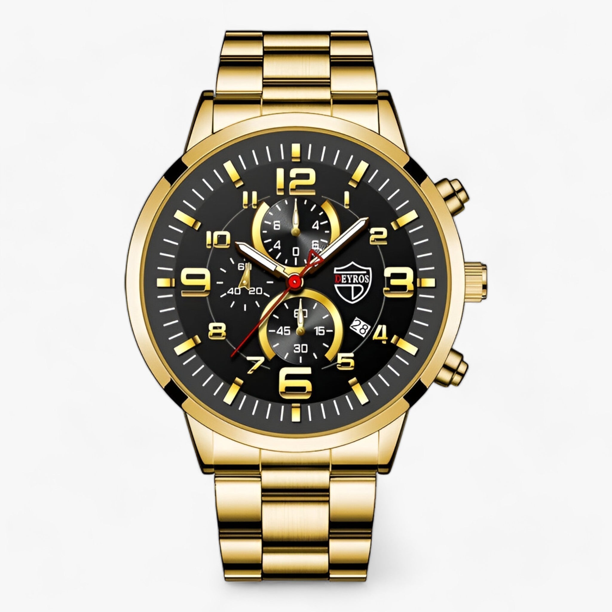 ZENITH | Elegante Ur - La Combinazione Ideale di Stile e Funzionalità - Oro Nero - men - Concept Palermo