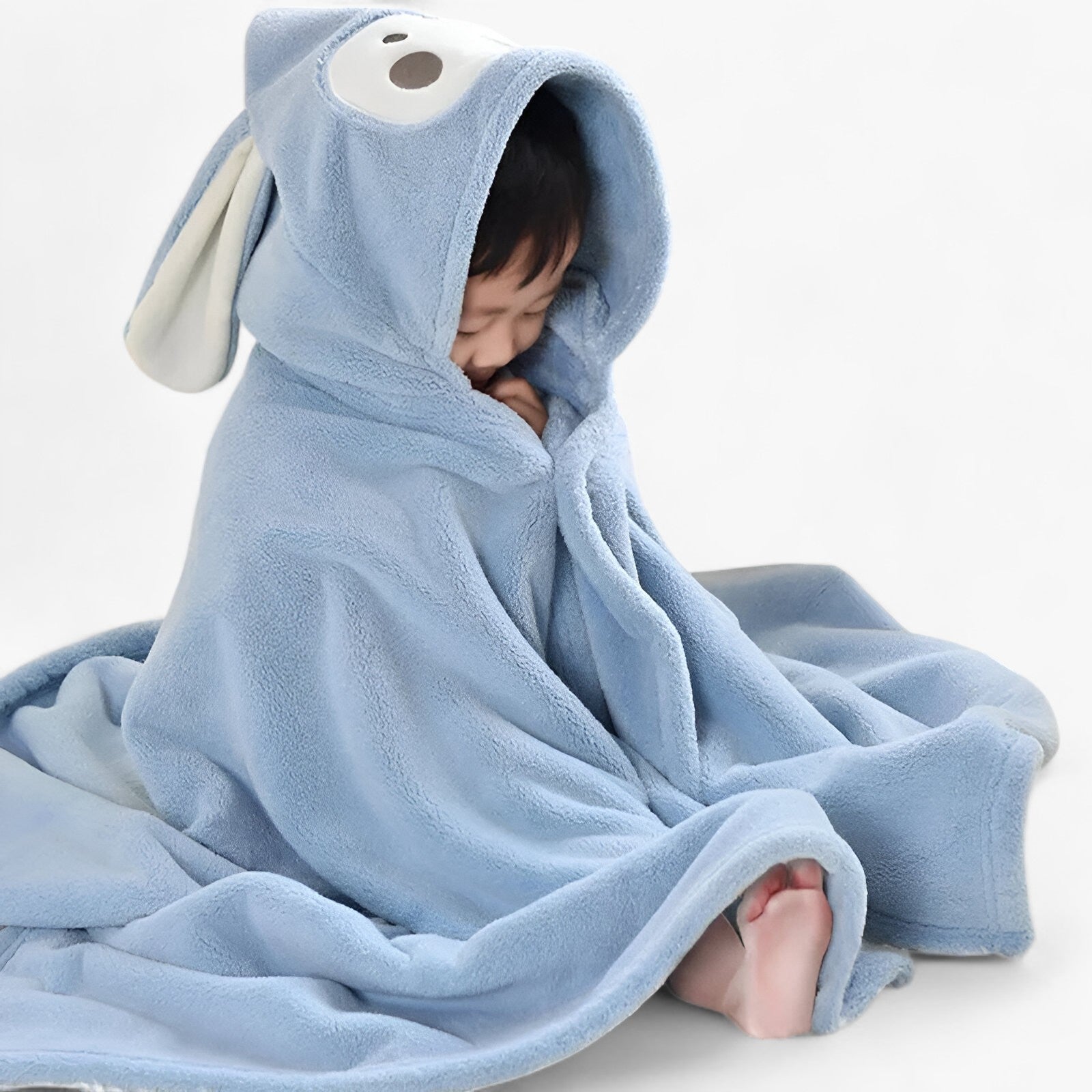 Accappatoio Morbido con Cappuccio per Bambino | Risveglia il Comfort del Tuo Piccolo - - 0-1Y BABIES Bath Towel Guangdong Mainland China others Solid Square - Concept Palermo