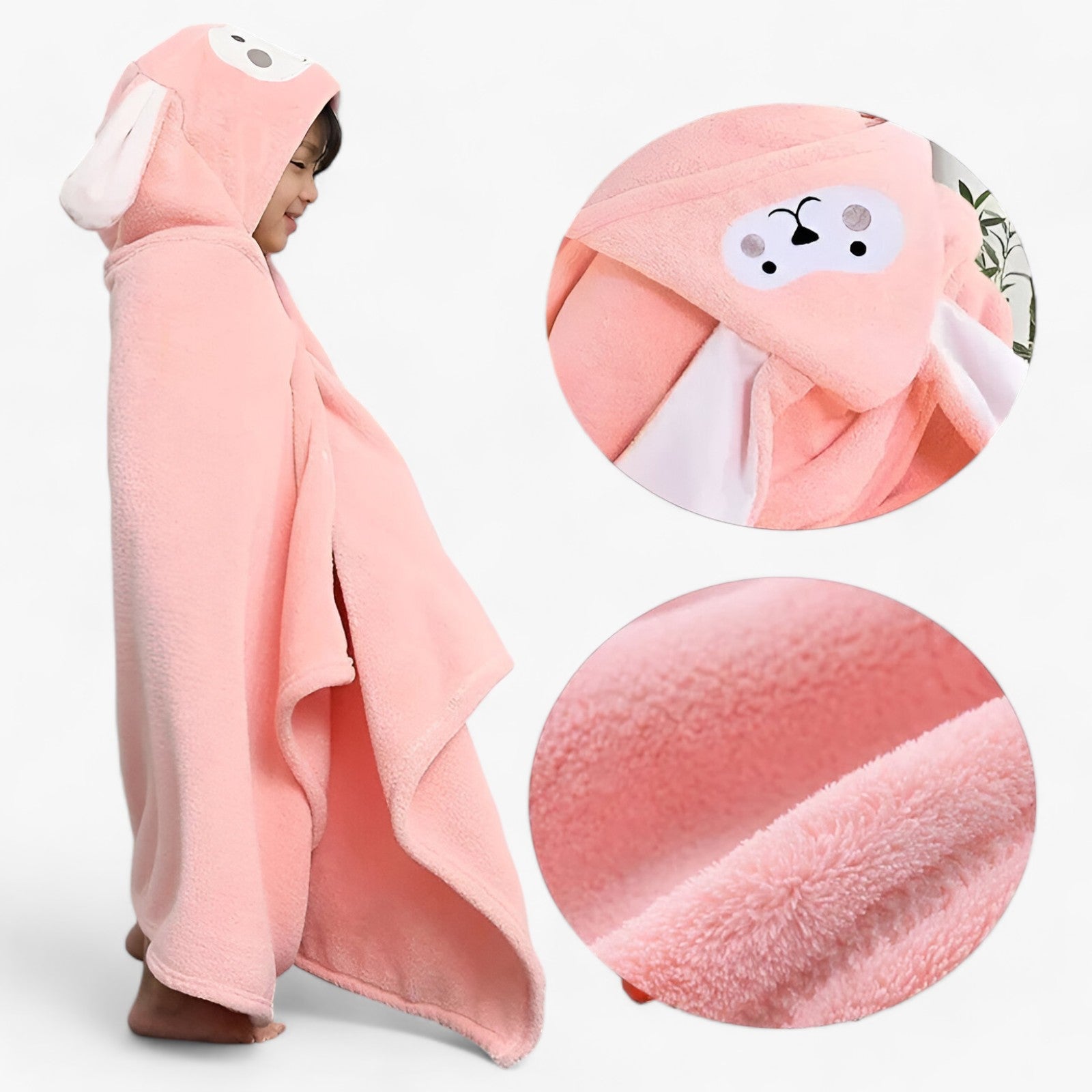 Accappatoio Morbido con Cappuccio per Bambino | Risveglia il Comfort del Tuo Piccolo - - 0-1Y BABIES Bath Towel Guangdong Mainland China others Solid Square - Concept Palermo