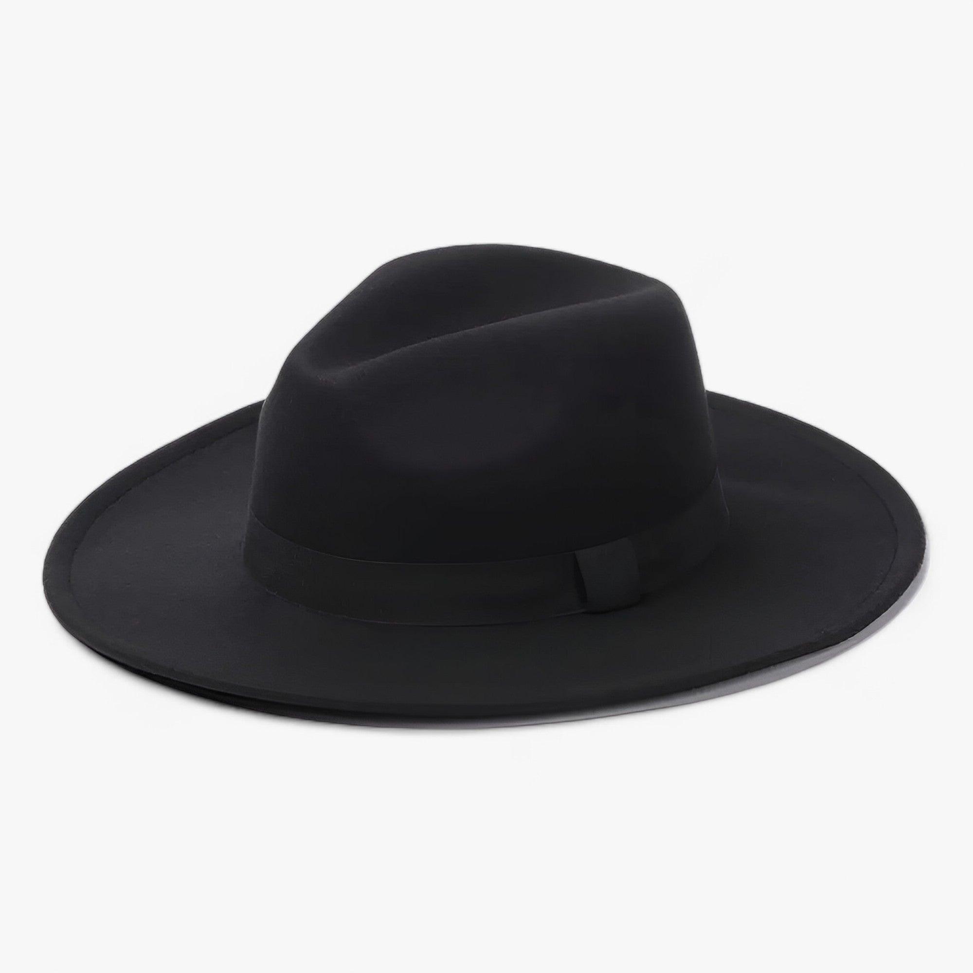 Alexis | Cappello fedora vintage unisex in lana - Stile intramontabile per il clima fresco - Zwart - Hat sun hat WOMEN - Concept Palermo