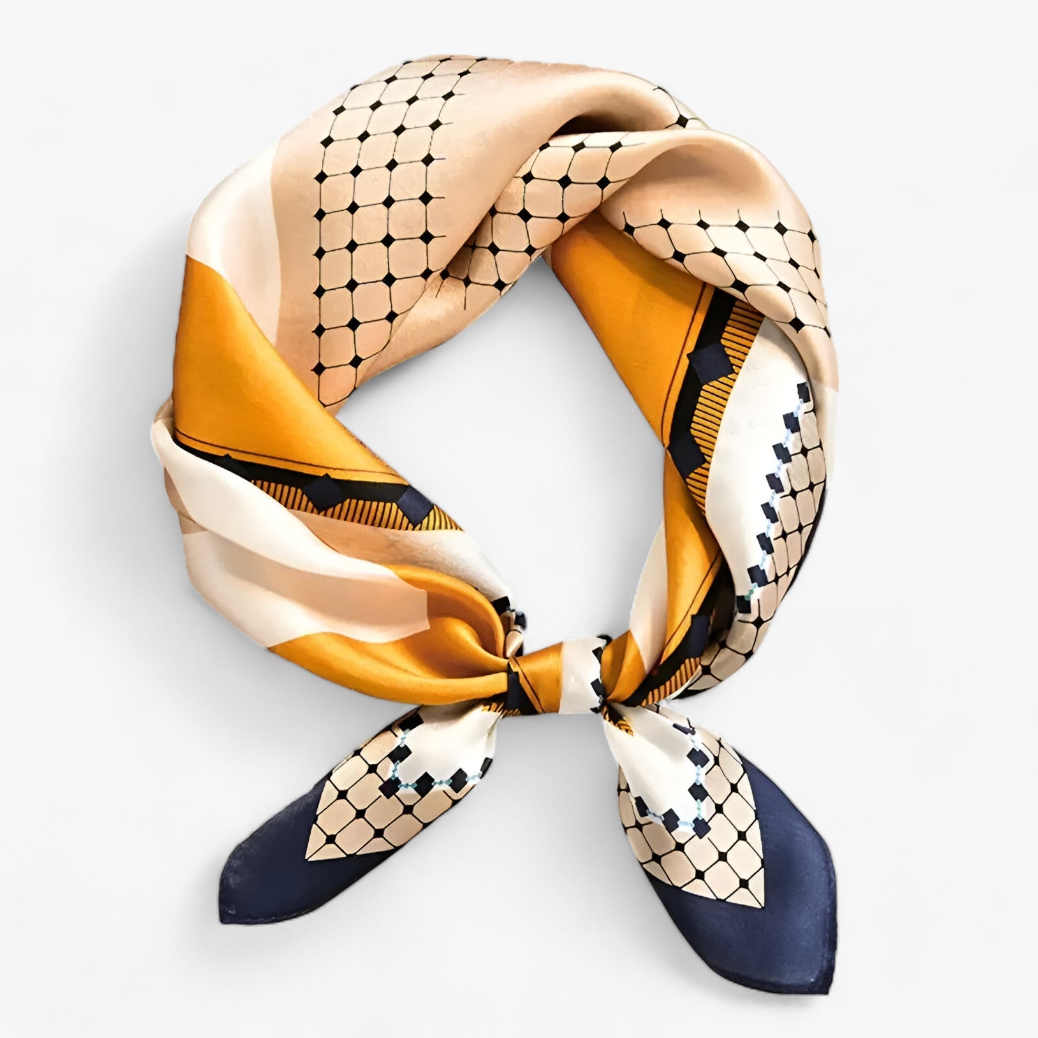Foulard di seta - Per stile e versatilità - Oro - Scarf Accessories WOMEN - Concept Palermo