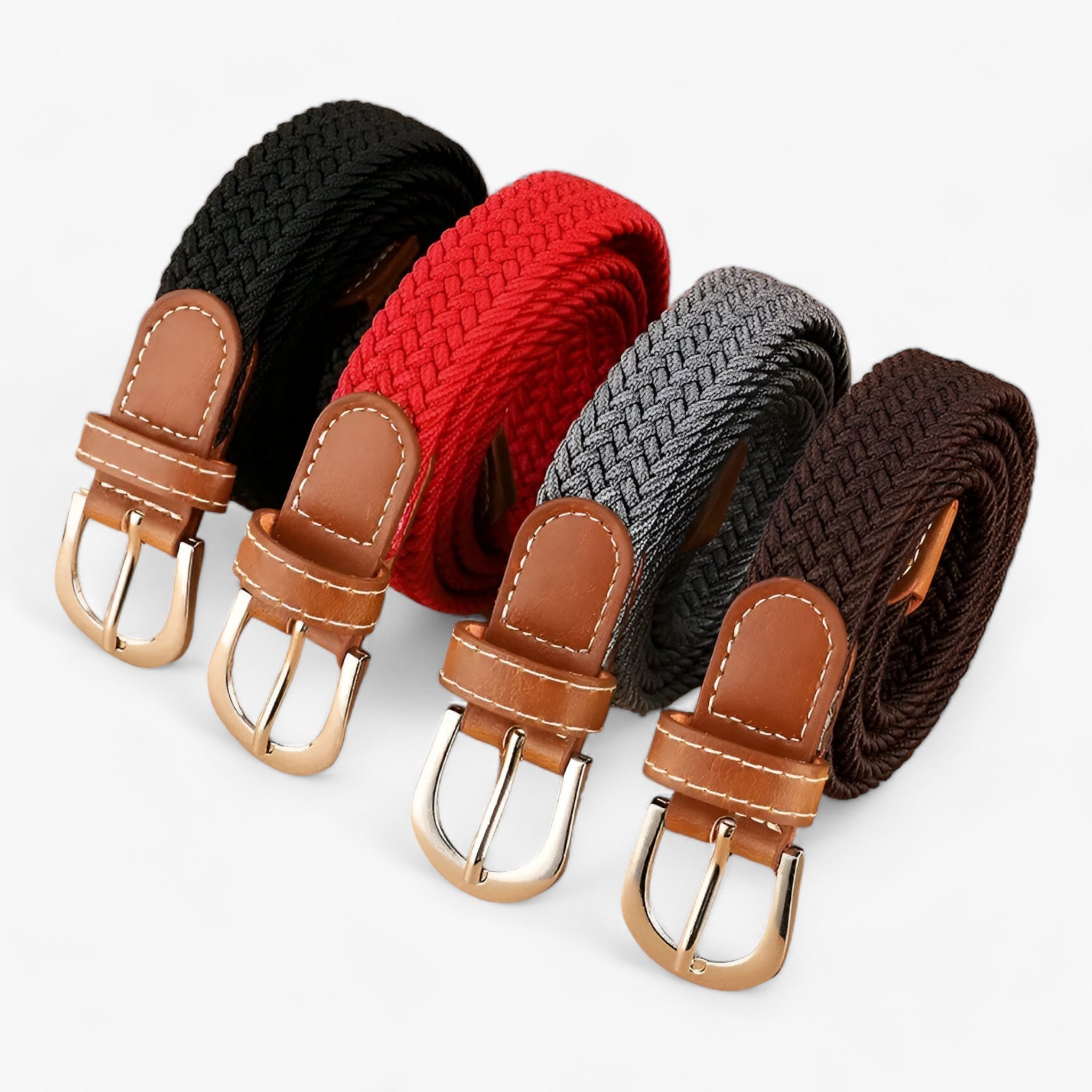 FLEXI | Cintura elastica intrecciata - Confortevole ed elegante - - 2.5cm ADULT Belts Casual Knitted Solid WOMEN - Concept Palermo