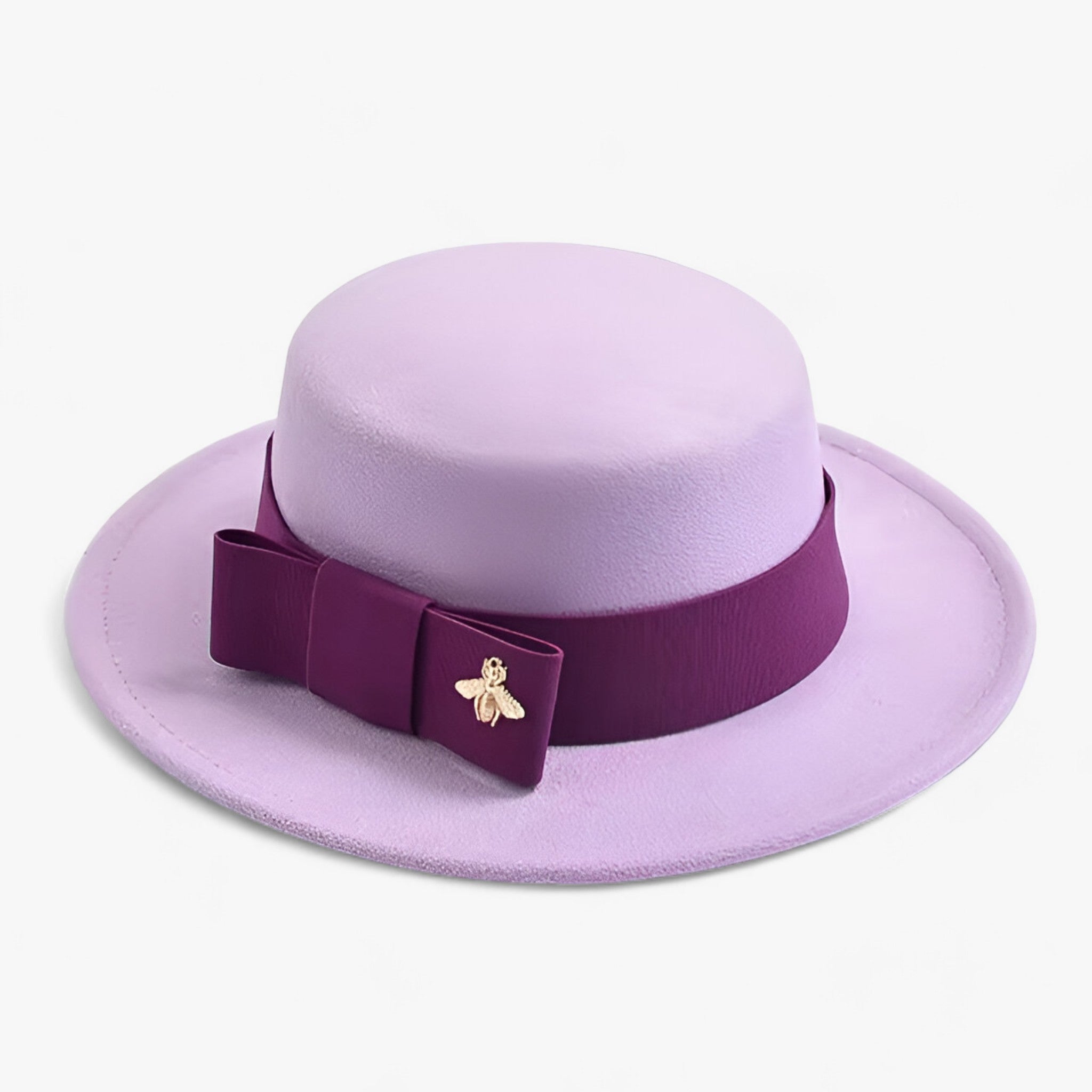 Ambra | Cappello Fedora da donna: elegante e alla moda per le occasioni formali - Viola chiaro 02 - beach hat bucket hats floppy hat Hat Hat for girls straw hat summer hat sun hat Sun Hats wide brim hat women hat - Concept Palermo