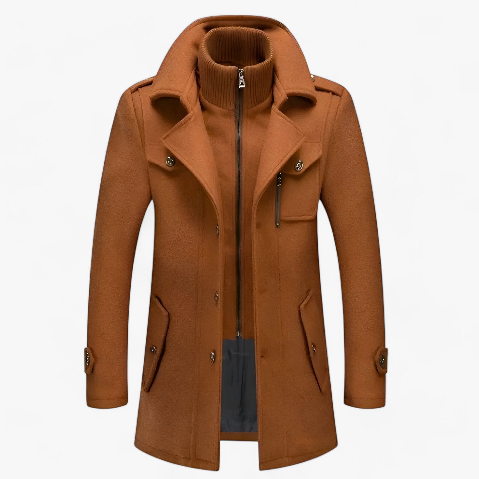 Grant | Giacca a vento lunga - Protettiva ed elegante - Cammello - jacket for men Jackets & Coats winter jacket Winter jacket men - Concept Palermo