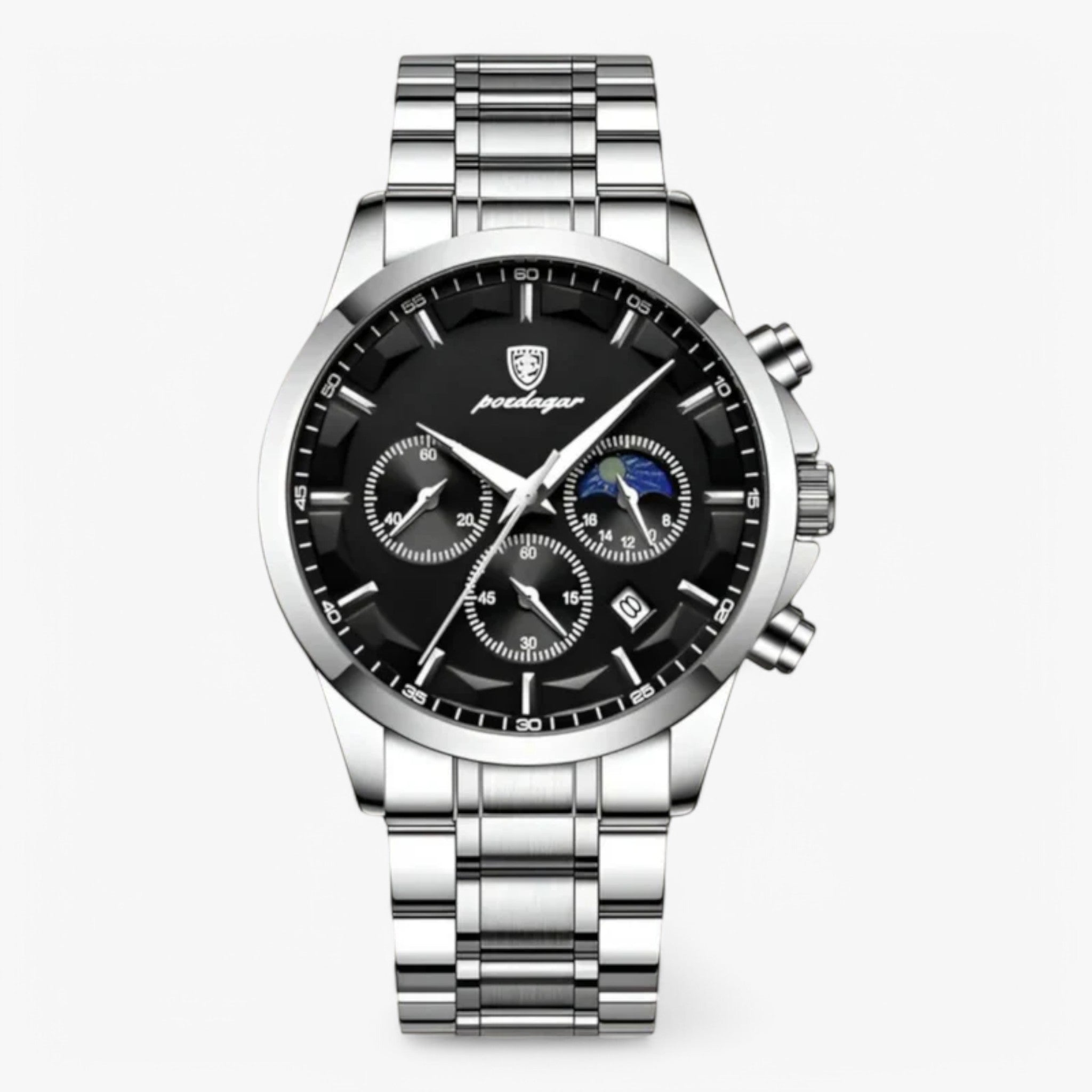 Alexander | Orologio di lusso da uomo - Argent noir - - Concept Palermo