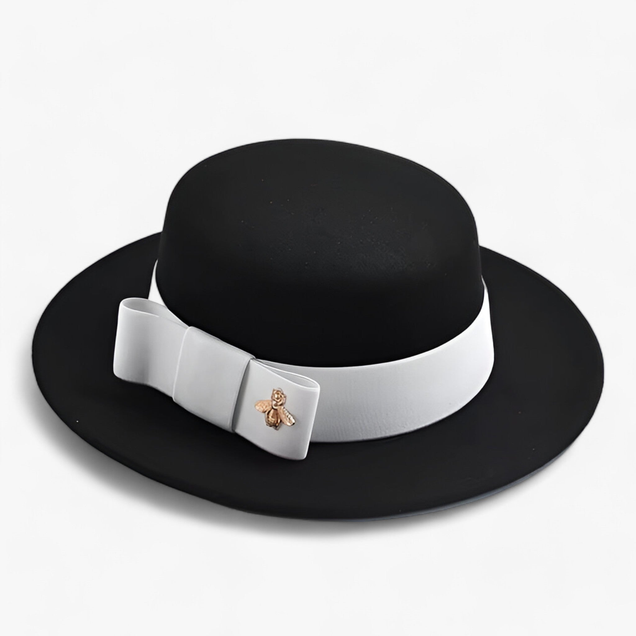 Ambra | Cappello Fedora da donna: elegante e alla moda per le occasioni formali - Nero 02 - beach hat bucket hats floppy hat Hat Hat for girls straw hat summer hat sun hat Sun Hats wide brim hat women hat - Concept Palermo