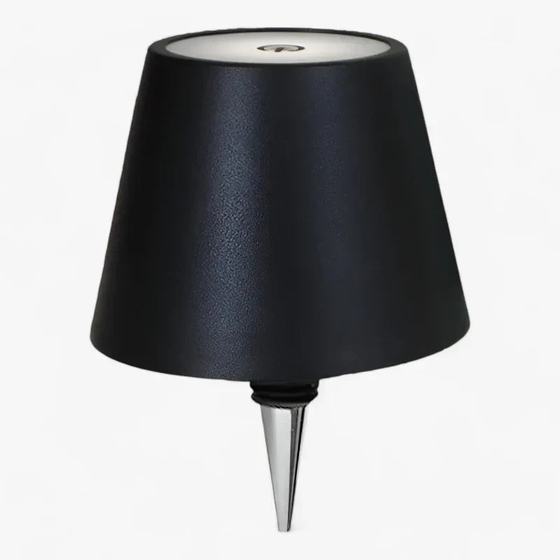 Vino | Lampada LED wireless a forma di bottiglia di vino - Illuminazione decorativa portatile e ricaricabile - Nero A - lamps Table Lamps - Concept Palermo