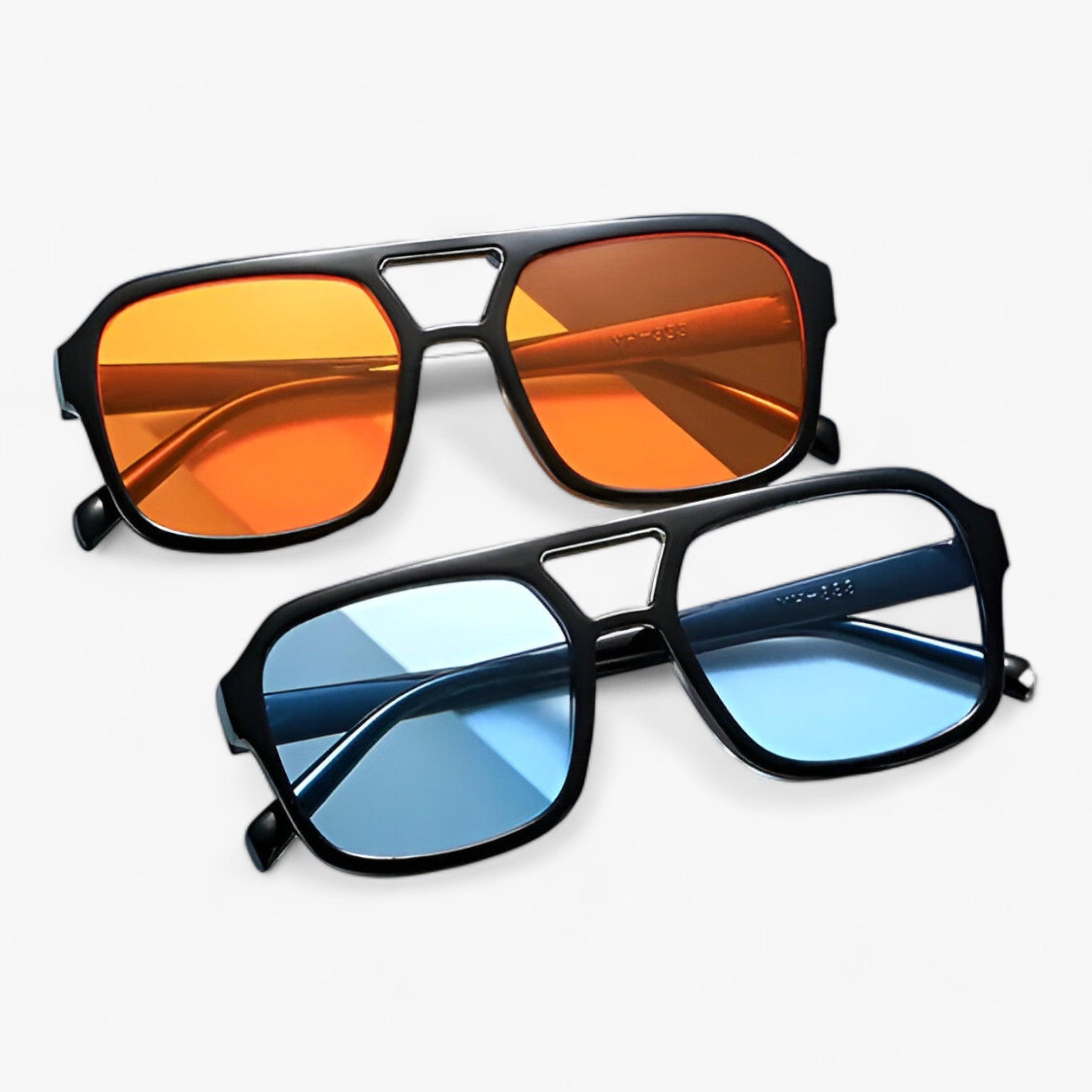ICONIC | Occhiali da sole vintage quadrati: protezione per gli occhi elegante per tutte le occasioni - - Acrylic ADULT DLIDW EYEWEAR Mainland China Polycarbonate SQUARE Sunglasses UV400 WOMEN - Concept Palermo