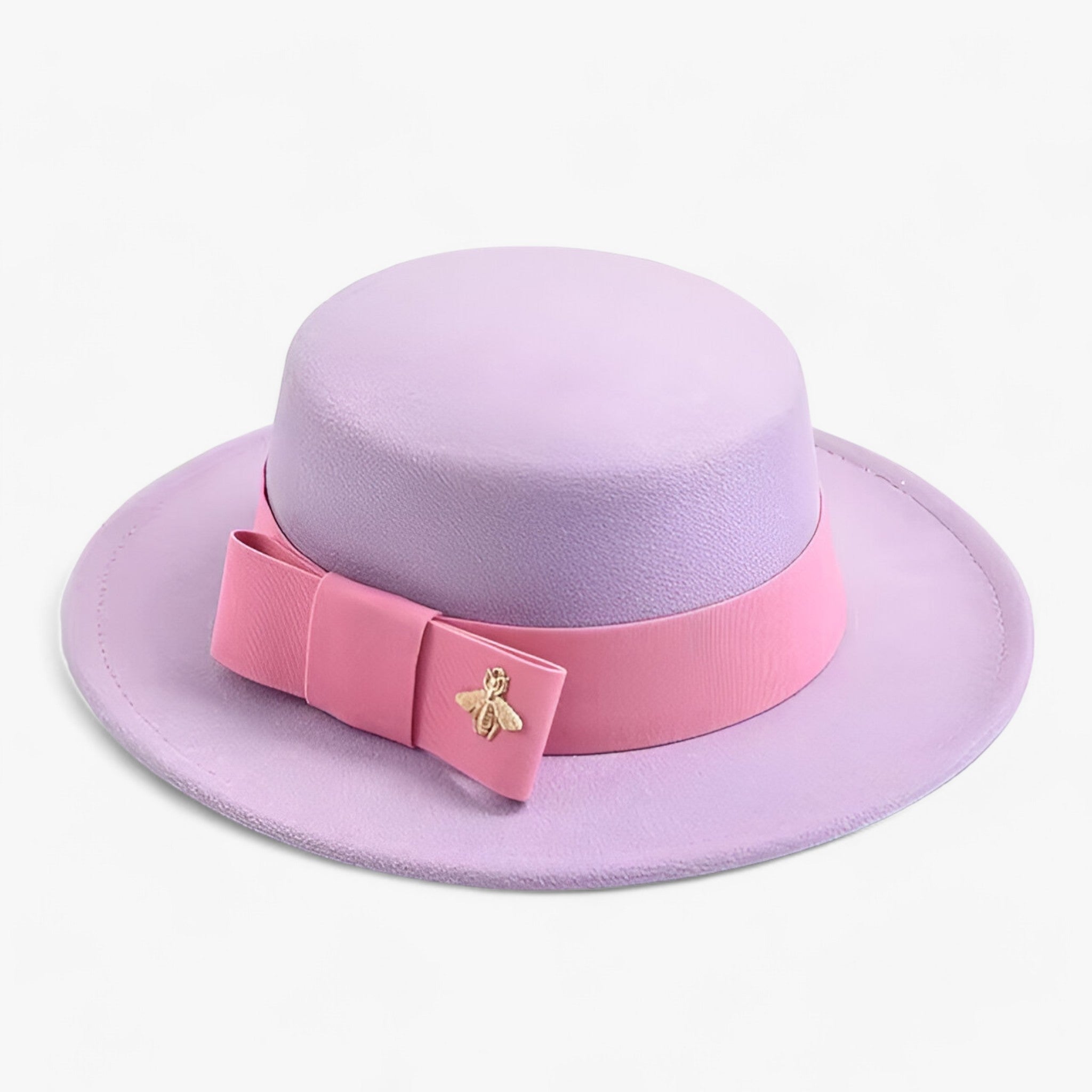 Ambra | Cappello Fedora da donna: elegante e alla moda per le occasioni formali - Viola chiaro 03 - beach hat bucket hats floppy hat Hat Hat for girls straw hat summer hat sun hat Sun Hats wide brim hat women hat - Concept Palermo