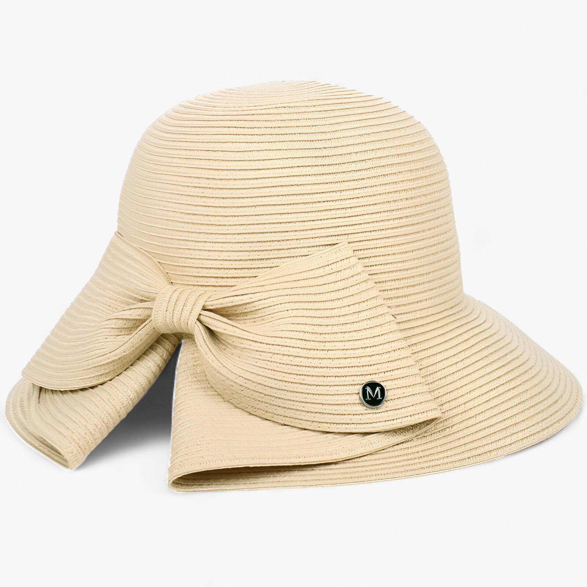 Serena | Cappello da sole a tesa larga anti-UV - Protezione solare elegante - Beige 56-58cm - beach hat Hat Hat for girls summer hat sun hat Sun Hats wide brim hat WOMEN women hat - Concept Palermo
