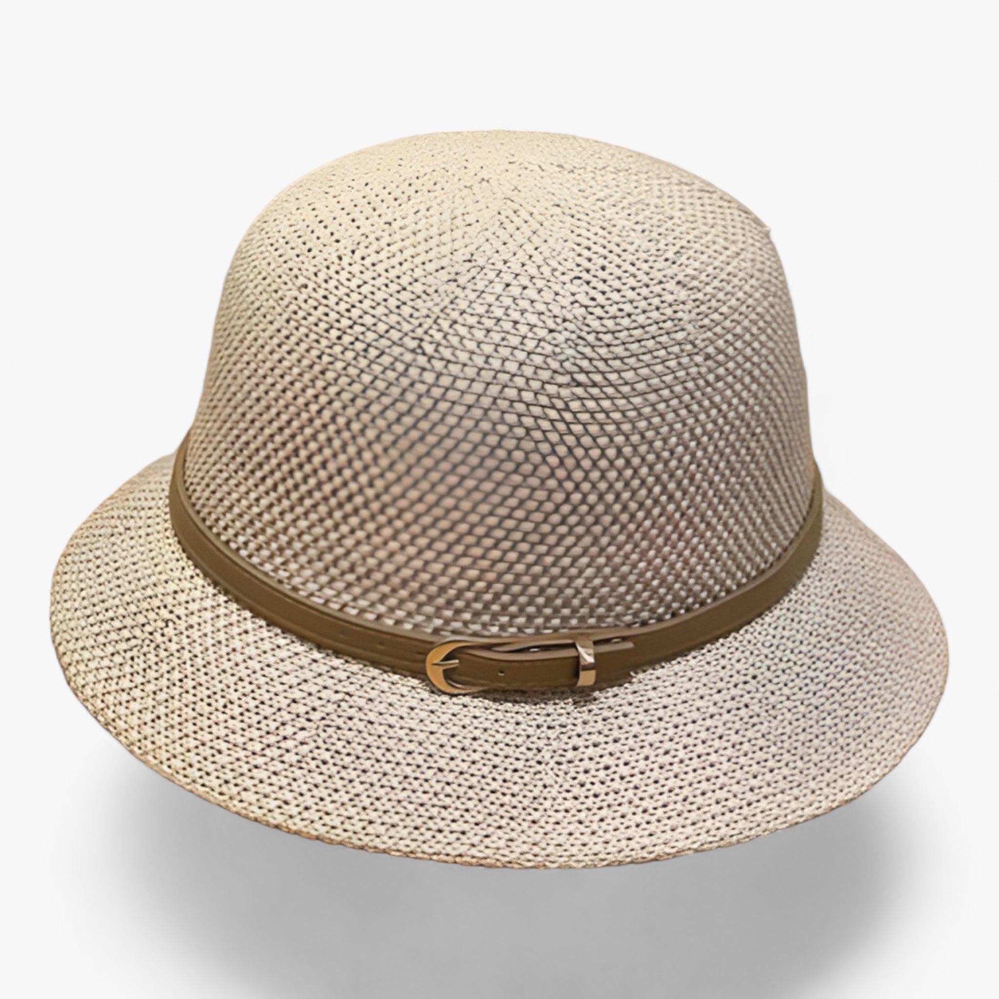 Breeze | Elegante cappello da sole in lino - Facilmente pieghevole e con protezione UV - Beige - Spring and Summer Sun Hats Sun Protection WOMEN - Concept Palermo