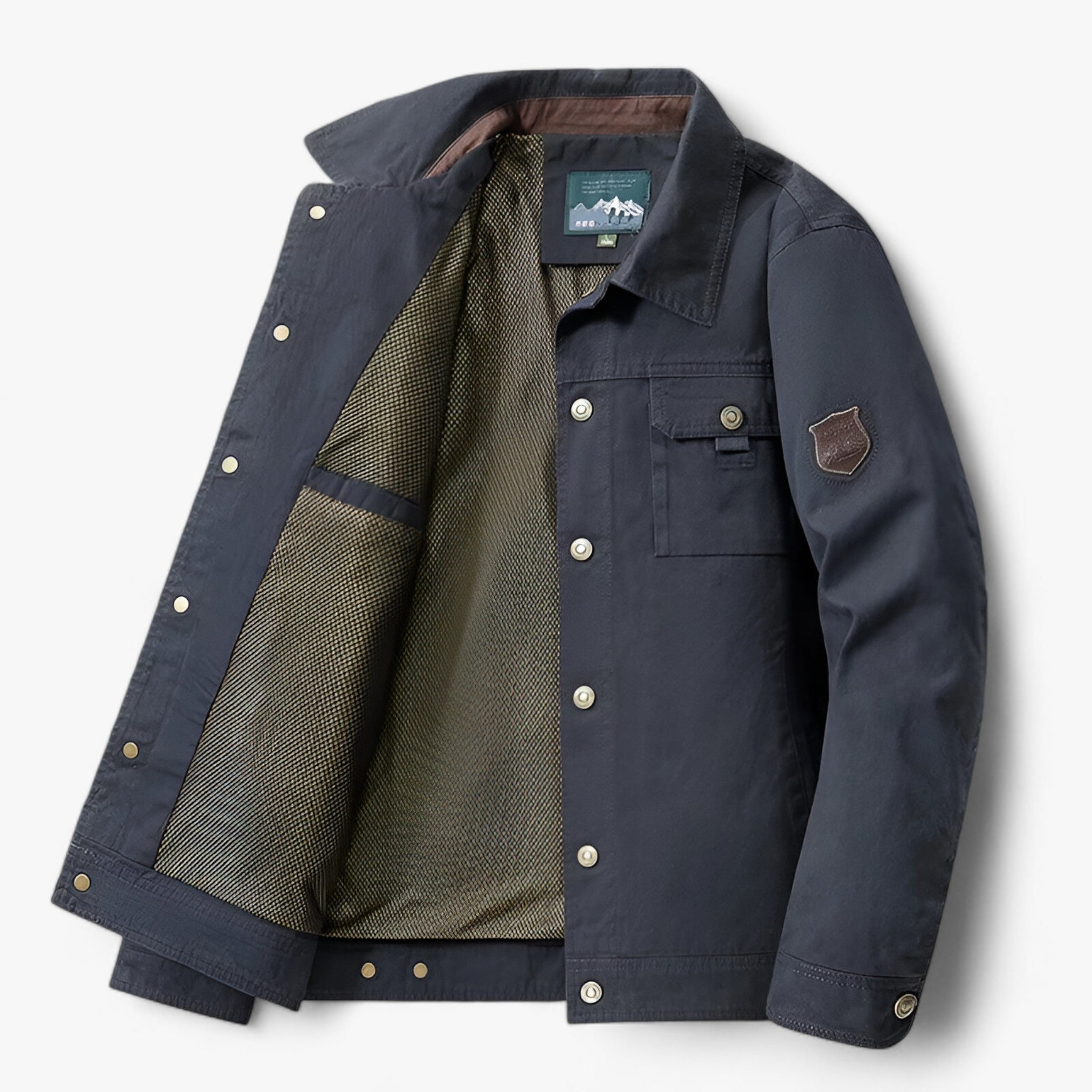 Maxwell | Herrebomberjakke - Comfort tattico - Blu - jacket jacket for men Jackets & Coats Outerwear & Jackets winter jacket Winter jacket men - Concept Palermo