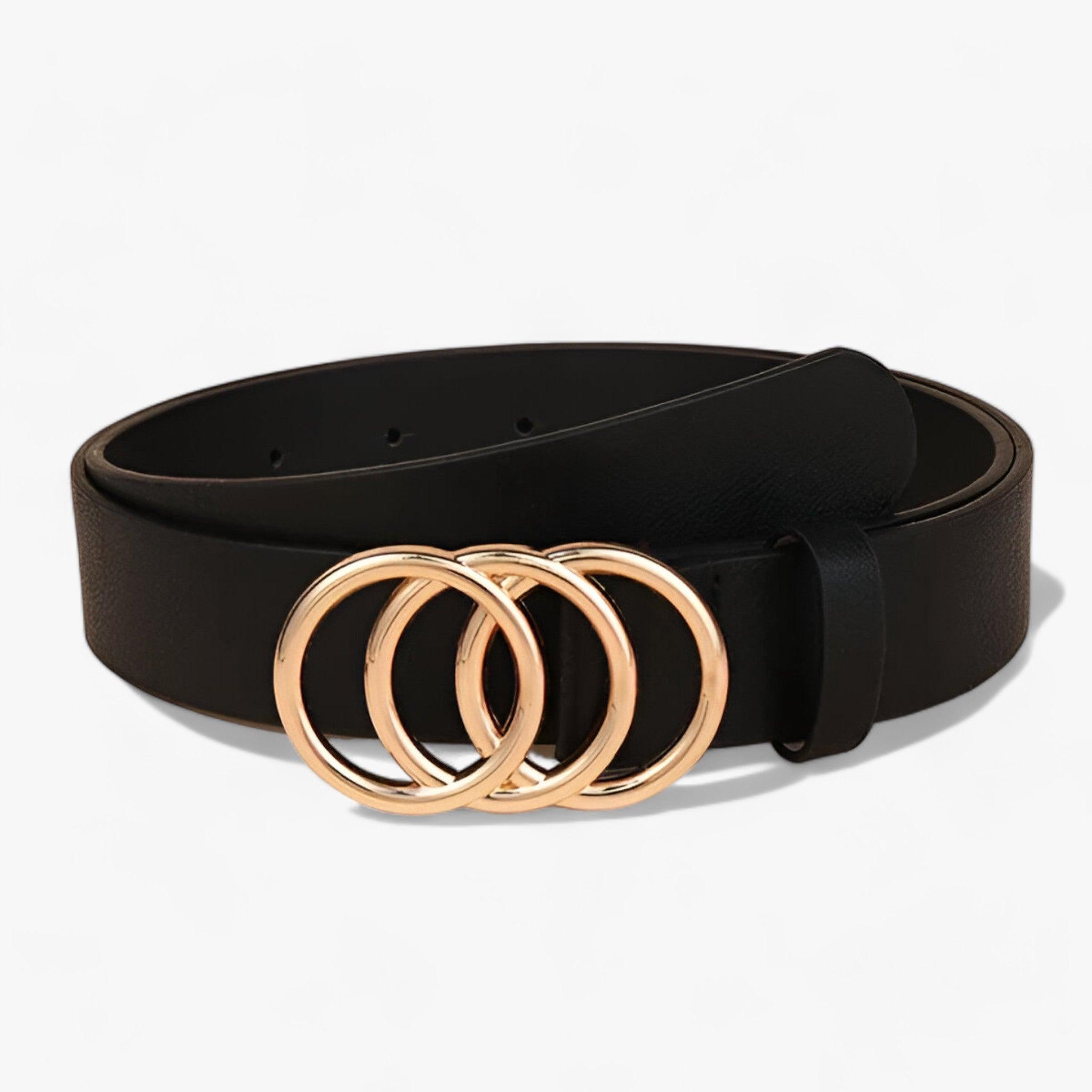 TRIO | Elegante cintura da donna, perfetta per ogni occasione - Nero 103cm - Belts WOMEN - Concept Palermo