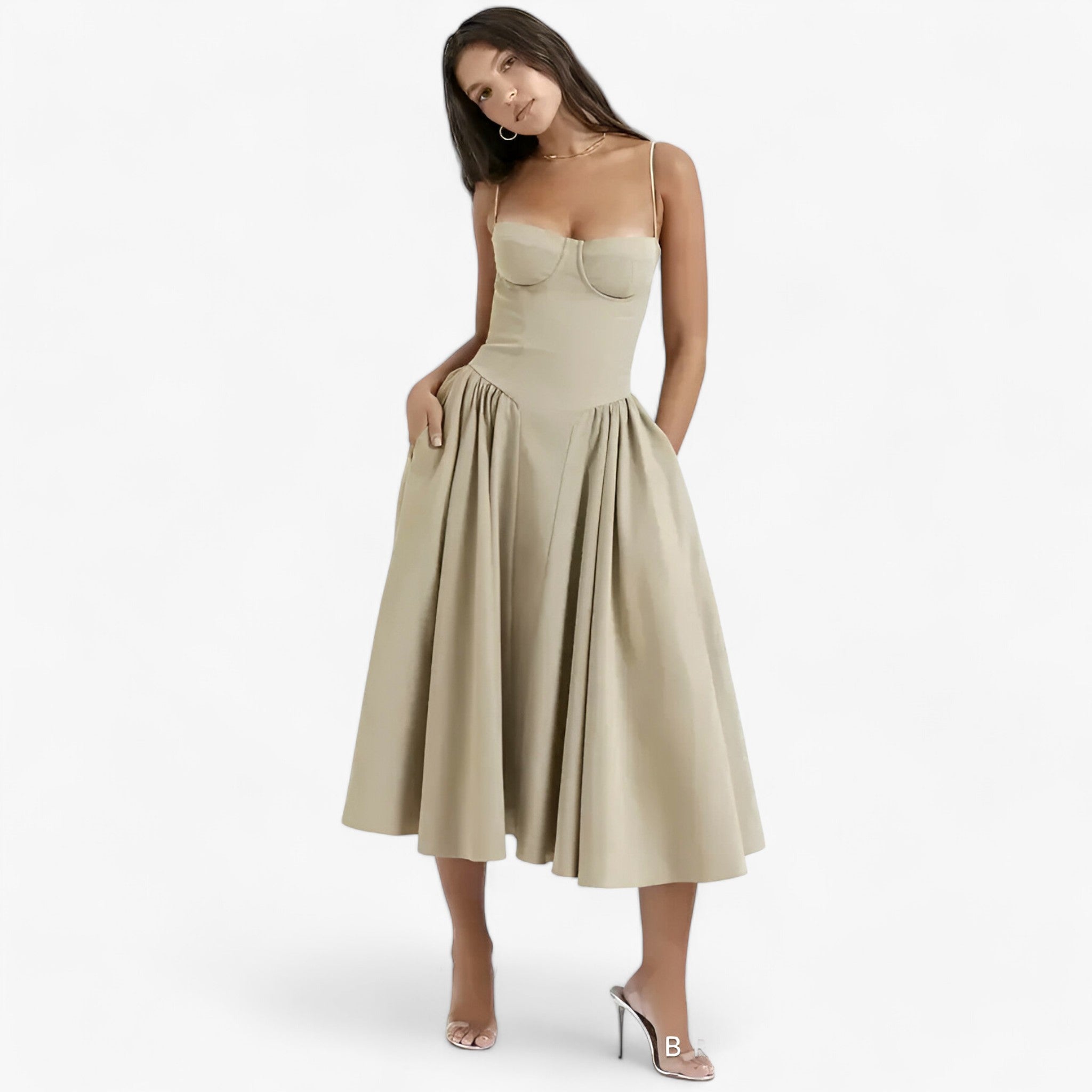 Solana | Abito con corsetto - Eleganza senza tempo - - Complete Outfit - Concept Palermo