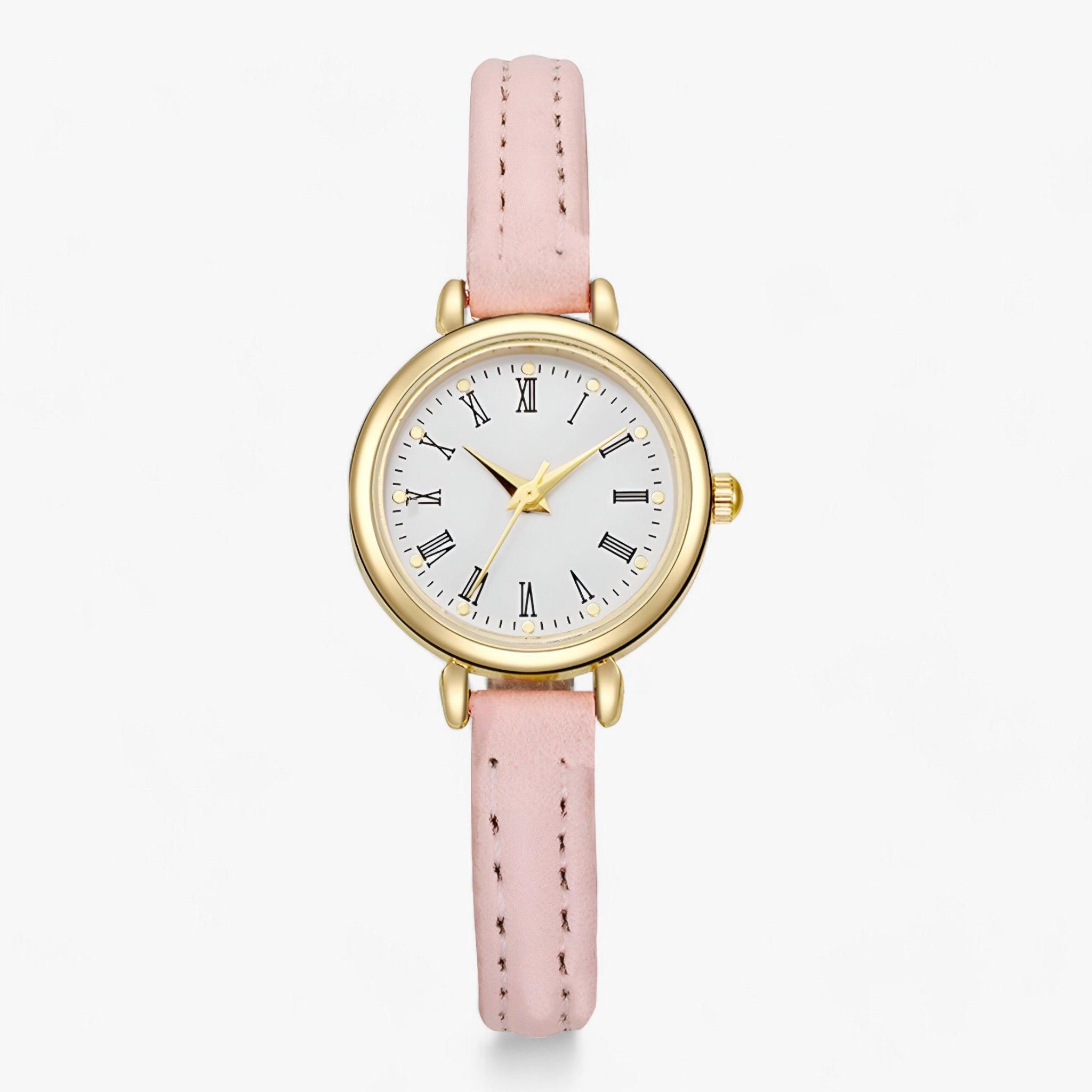 LUNA | Piccolo orologio rotondo - Minimalismo chic per uno stile quotidiano - Rosa - 12mm 18mm 23cm 6mm ALLOY Buckle Fashion & Casual glass ladies watch leather Mainland China montre montres femmes MOONBIFFY No package No Waterproof None Quartz relogio relogios feminino reloj reloj para mujer relojes relojes de mujeres Round watch watch for women watches women watch ZN22583 - Concept Palermo
