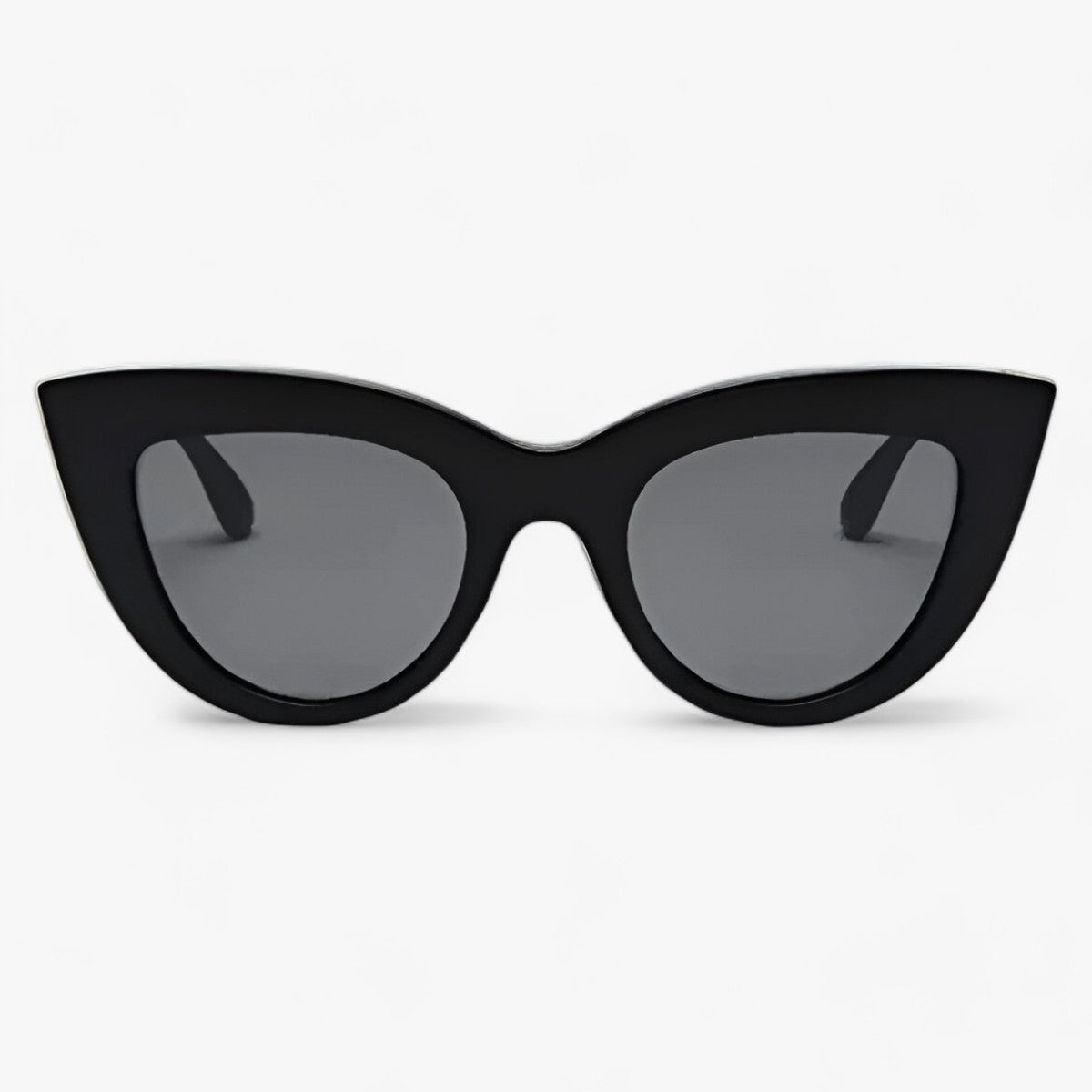 Paulette | Occhiali da sole cat-eye senza tempo ed eleganti per un'apparizione di stile - NeroGrigio - 52mm 63mm ADULT Anti-reflective CAT EYE CE DITUIEO EYEWEAR Mainland China MIRROR Plastic Polycarbonate Sunglasses UV400 WOMEN - Concept Palermo