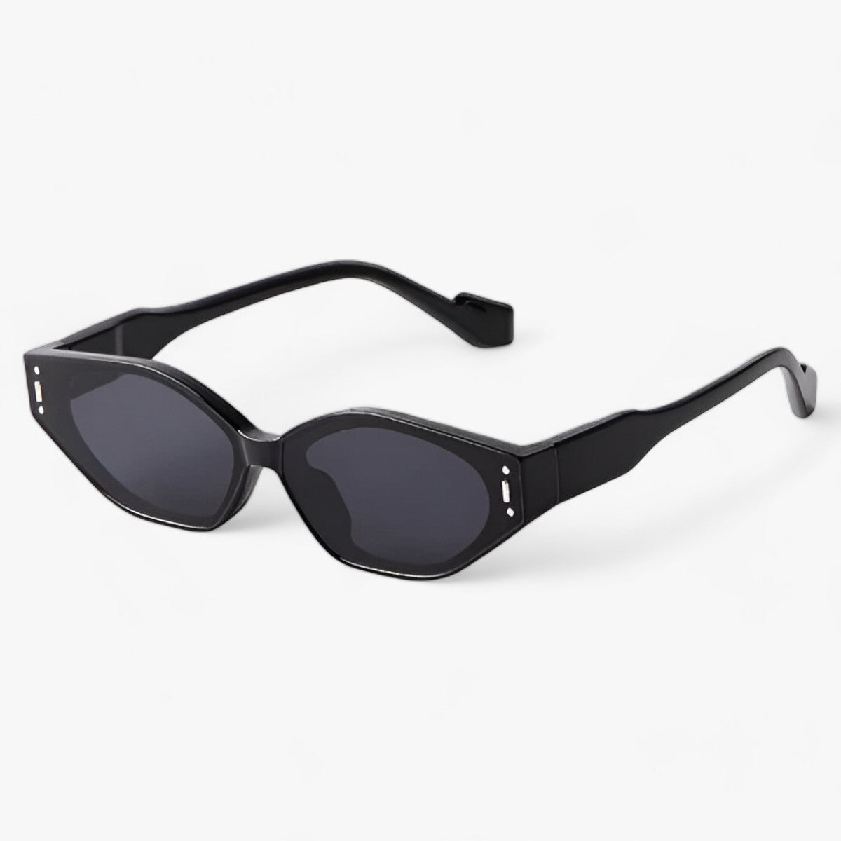 Olva | Occhiali da sole in miglio irregolari unici e alla moda - Chiaro Nero Grigio - 38mm 65mm ADULT Anti-reflective CE China (mainland) EYEWEAR LAURINNY Mainland China Polycarbonate Rectangle resin S792 Sunglasses UV400 WOMEN - Concept Palermo