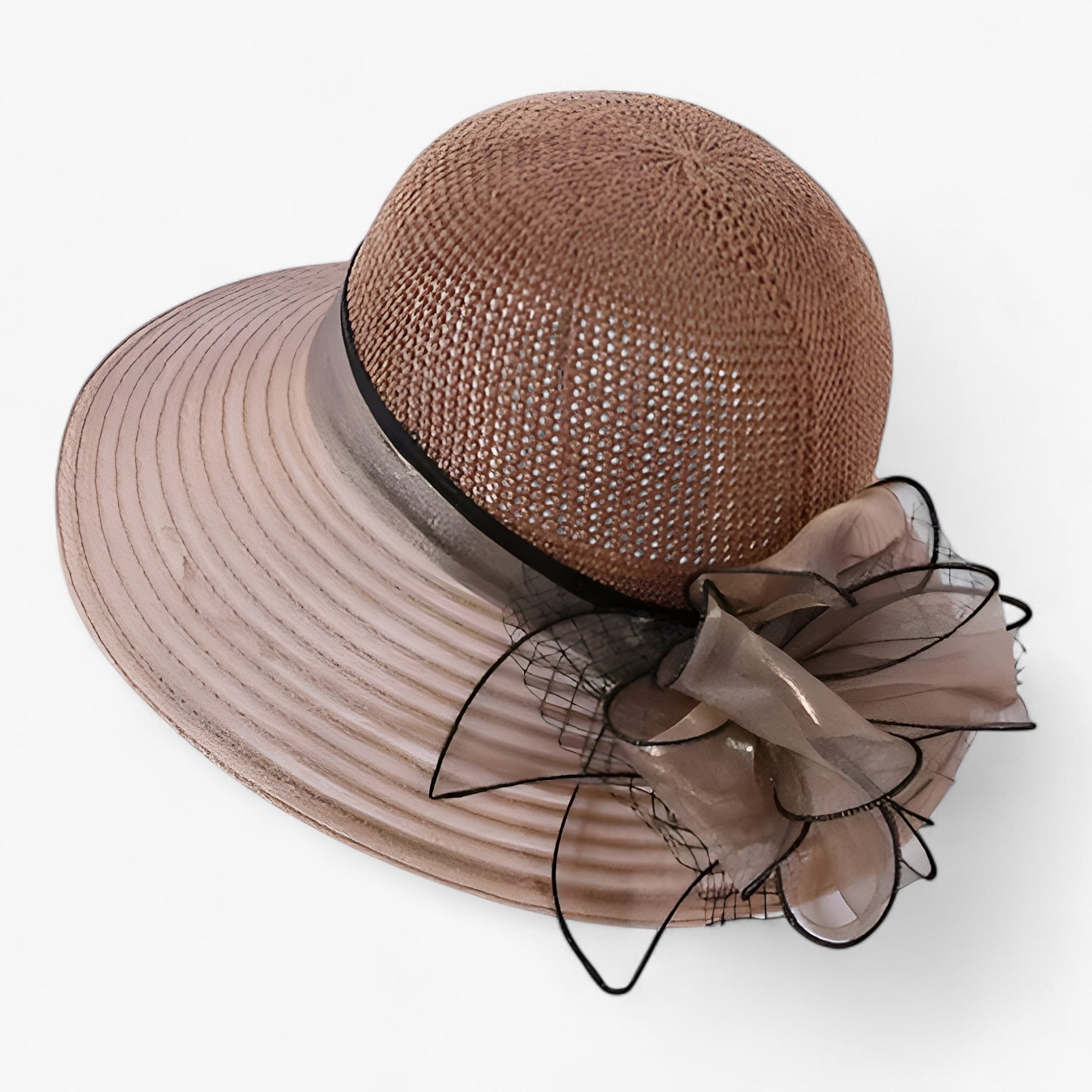 LUNA | Elegante cappello da donna - Tesa larga per la protezione solare - Beige - Beach Casual Hat Polyester Sun Hats WOMEN womens fashion womens hat - Concept Palermo
