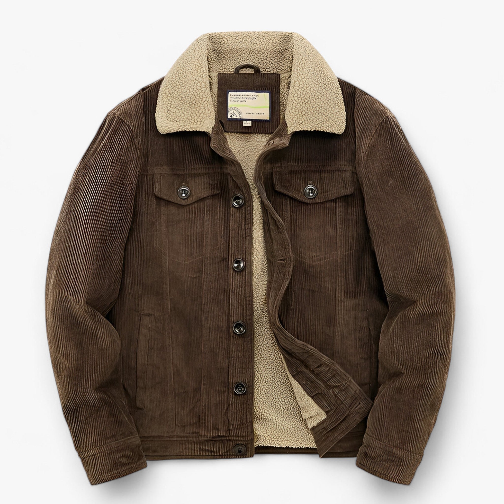 Ethan | Giacca da uomo in cotone - Il massimo del calore invernale - Marrone - Autumn And Winter Autumn/Winter jacket jacket for men Jackets & Coats Outerwear & Jackets winter winter jacket Winter jacket men - Concept Palermo