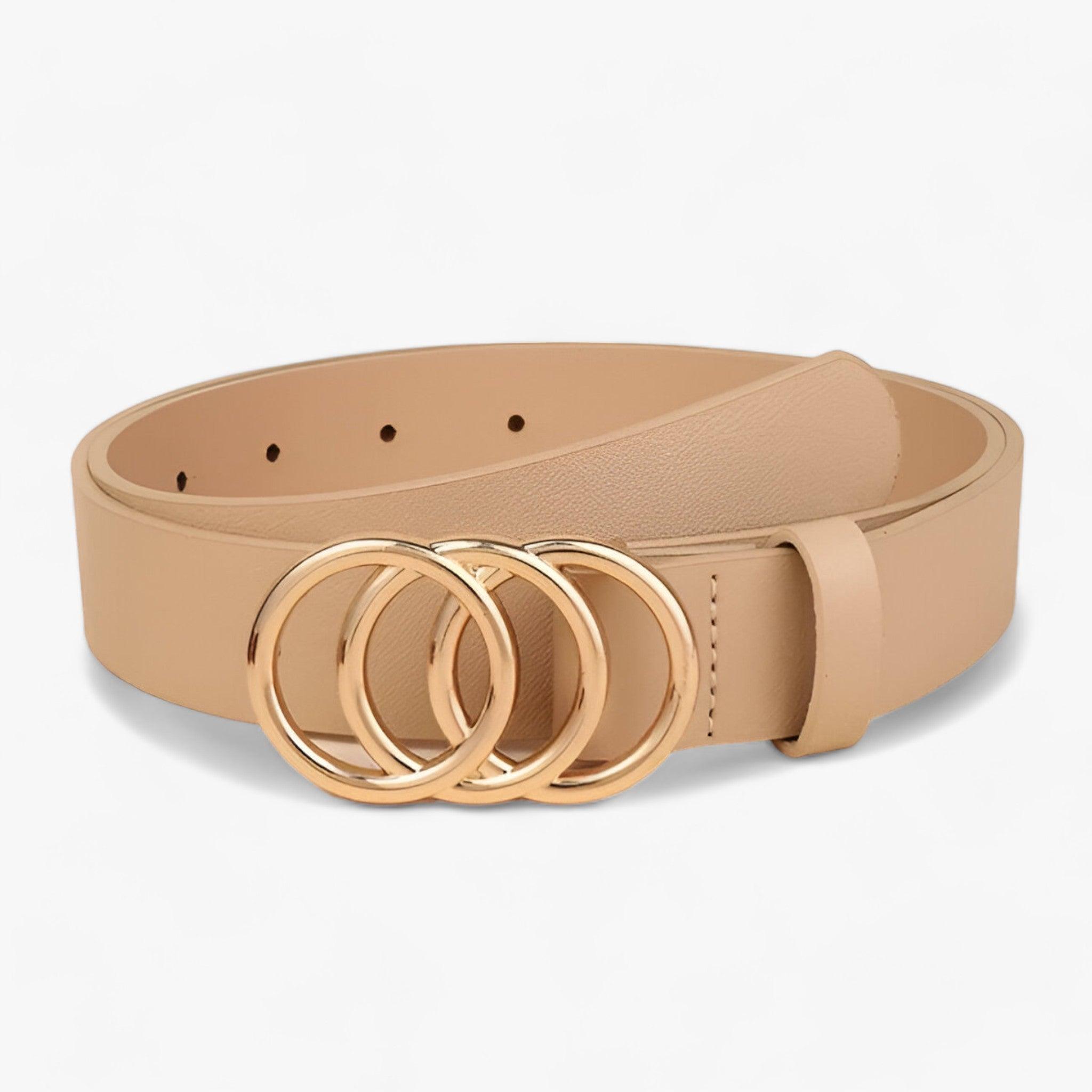 TRIO | Elegante cintura da donna, perfetta per ogni occasione - Cachi 103cm - Belts WOMEN - Concept Palermo