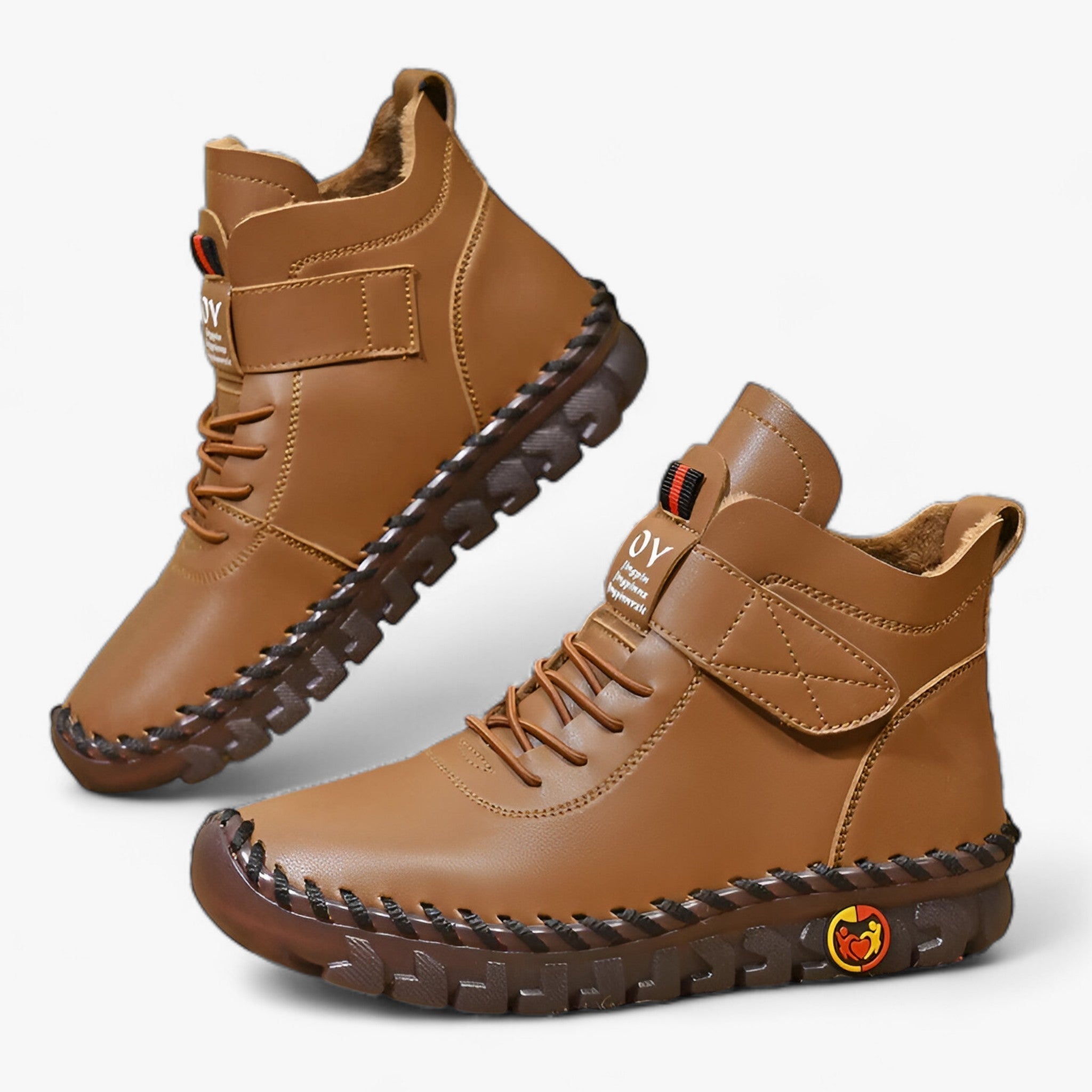 Sici | Stivali in pelle ortopedici con fodera - Comfort invernale, impermeabili e caldi - Marrone scuro - Populair-tag shoes shoes for women Shoes men Shoes women - Concept Palermo