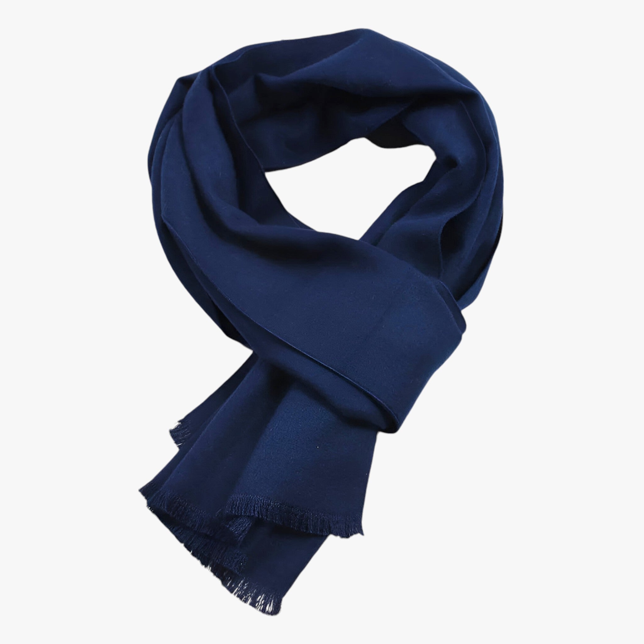 Oline | Sciarpa in cashmere efficiente - Lusso invernale caldo - Blu marino - Beperkte Voorraad-tag - Concept Palermo