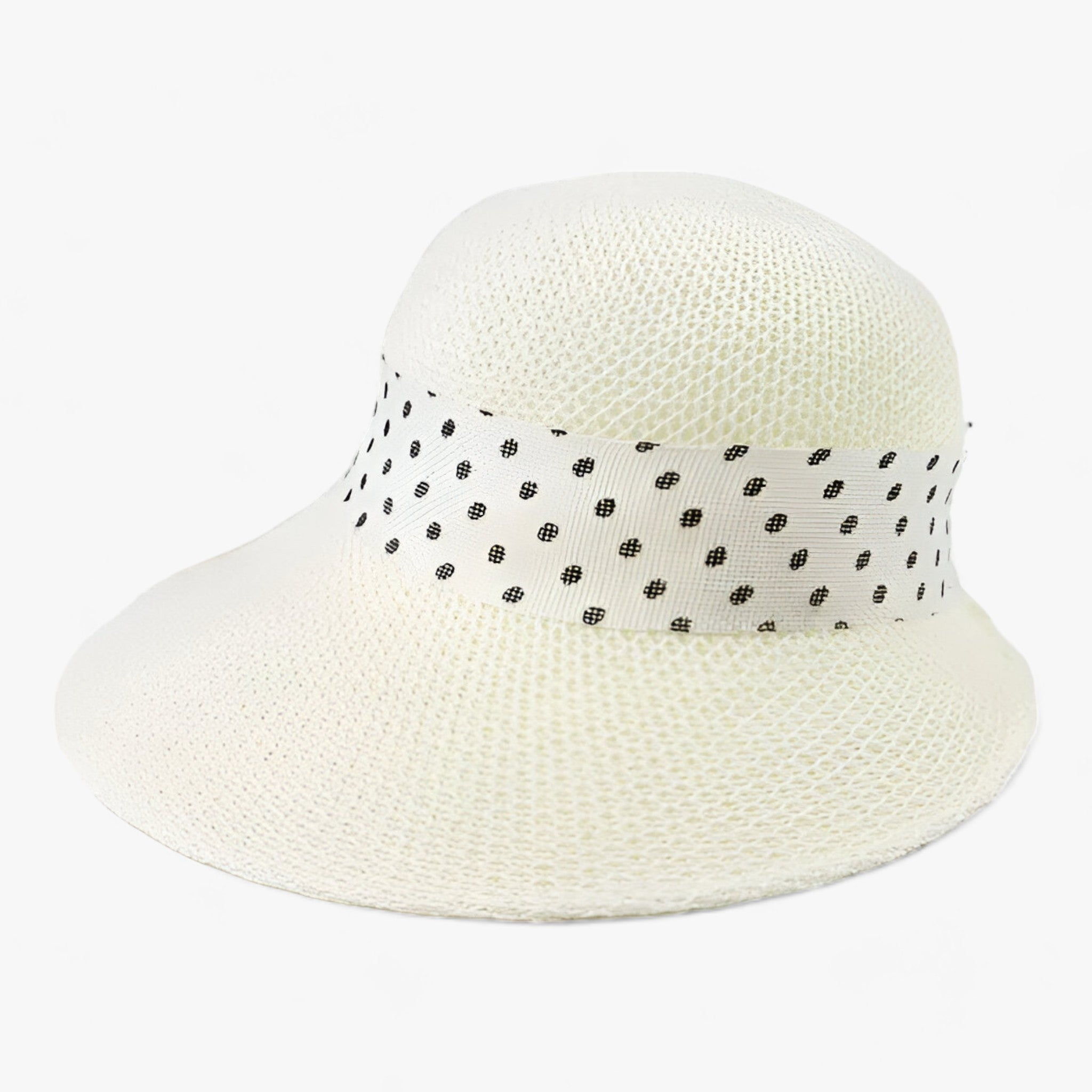BELLE | Cappello da sole a tesa larga - Elegante protezione UV - Bianco - ADULT CASUAL Solid Spring and Summer Sun Hats Sun Protection WOMEN - Concept Palermo