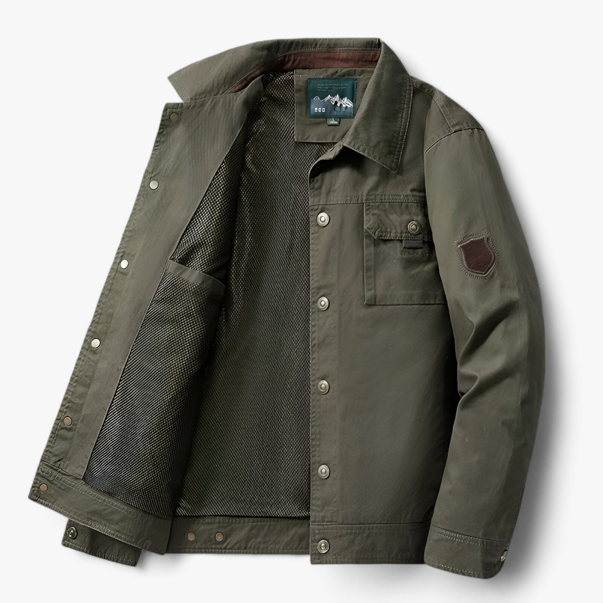 Maxwell | Herrebomberjakke - Comfort tattico - Oliva - jacket jacket for men Jackets & Coats Outerwear & Jackets winter jacket Winter jacket men - Concept Palermo