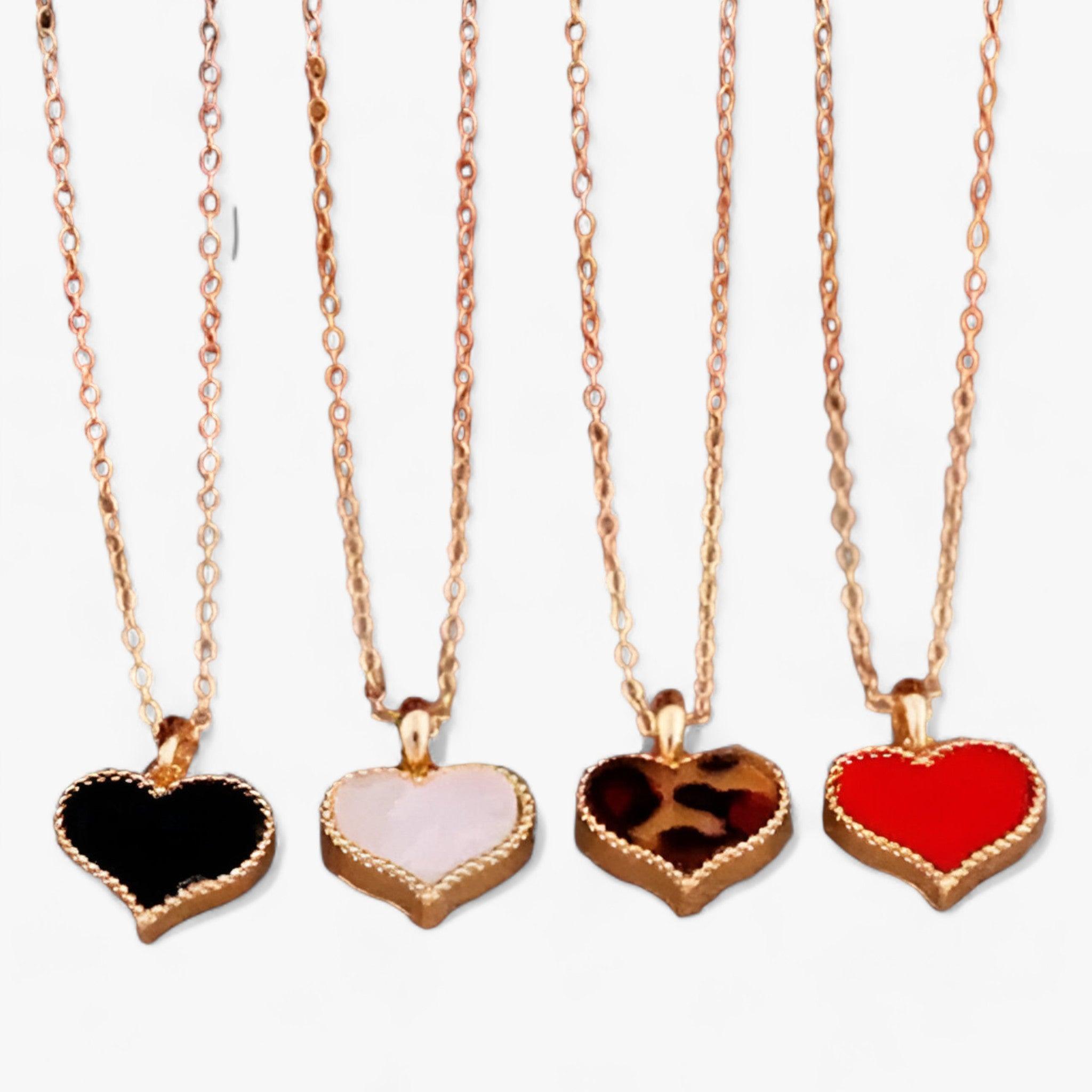 Serena | Collana Hart Hanger - Accessorio Perfetto per Ogni Occasione - - 1.5*1.5cm 40cm All Compatible Anniversary BEAUTY bijoux collana collier collar colar gioielli joyas Casual/Sporty Copper fashion guangtuo HEART Mainland China Metal NECKLACES NK147 Pendant Necklaces Snake Chain Women Zhejiang - Concept Palermo