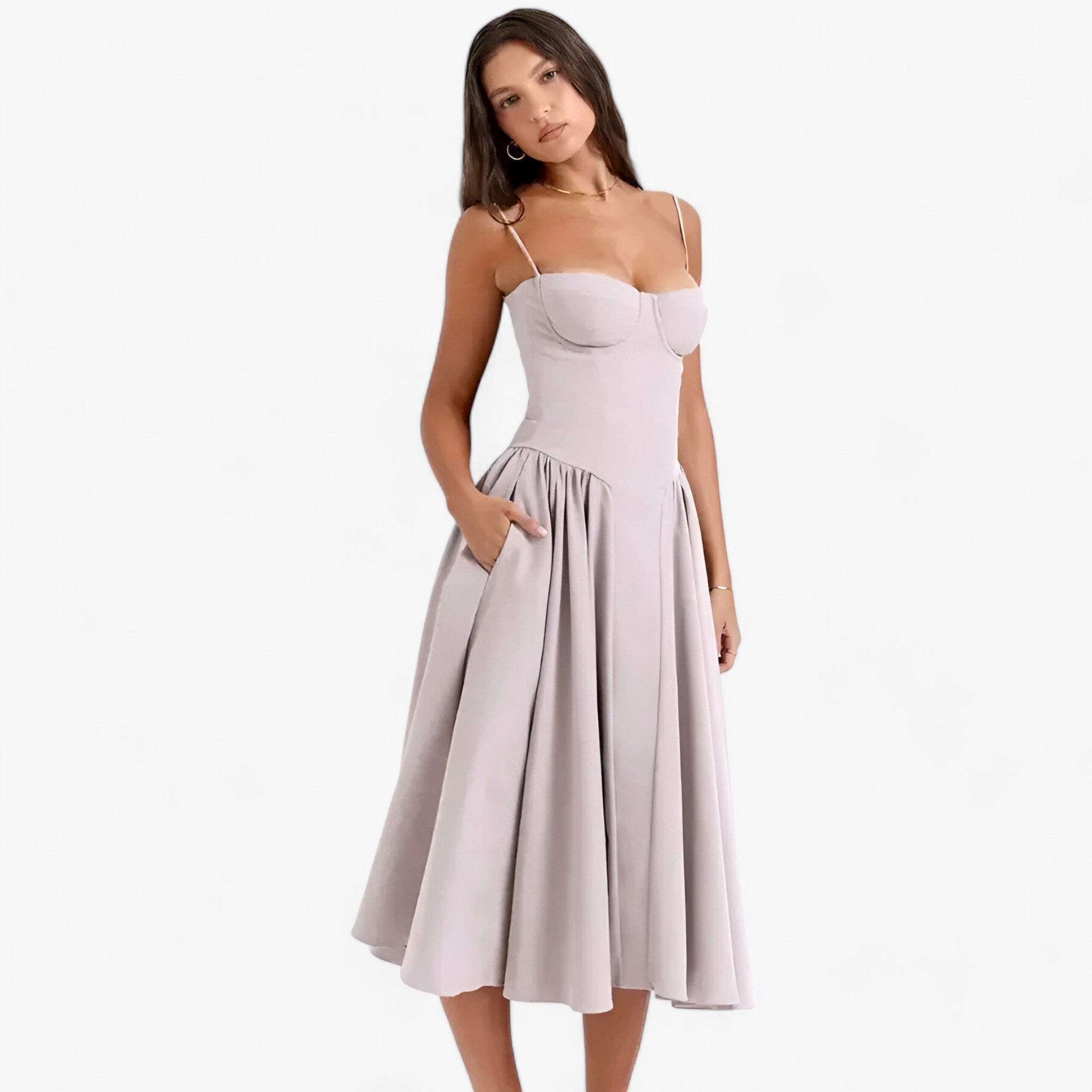 Solana | Abito con corsetto - Eleganza senza tempo - - Complete Outfit - Concept Palermo