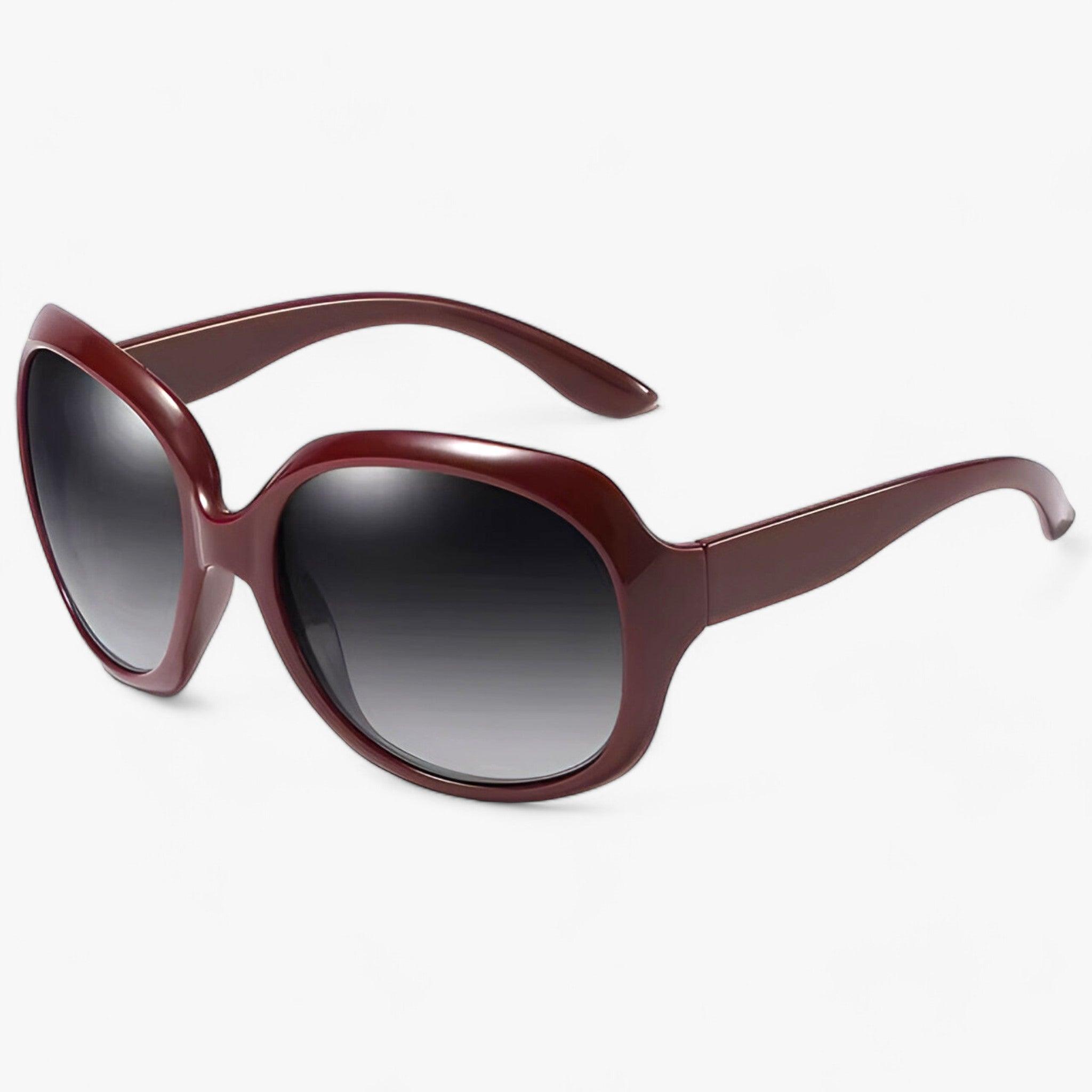 Annie | Occhiali da sole oversized polarizzati - Massimizza lo stile - Grigio Rosso Polarizzato - - Concept Palermo