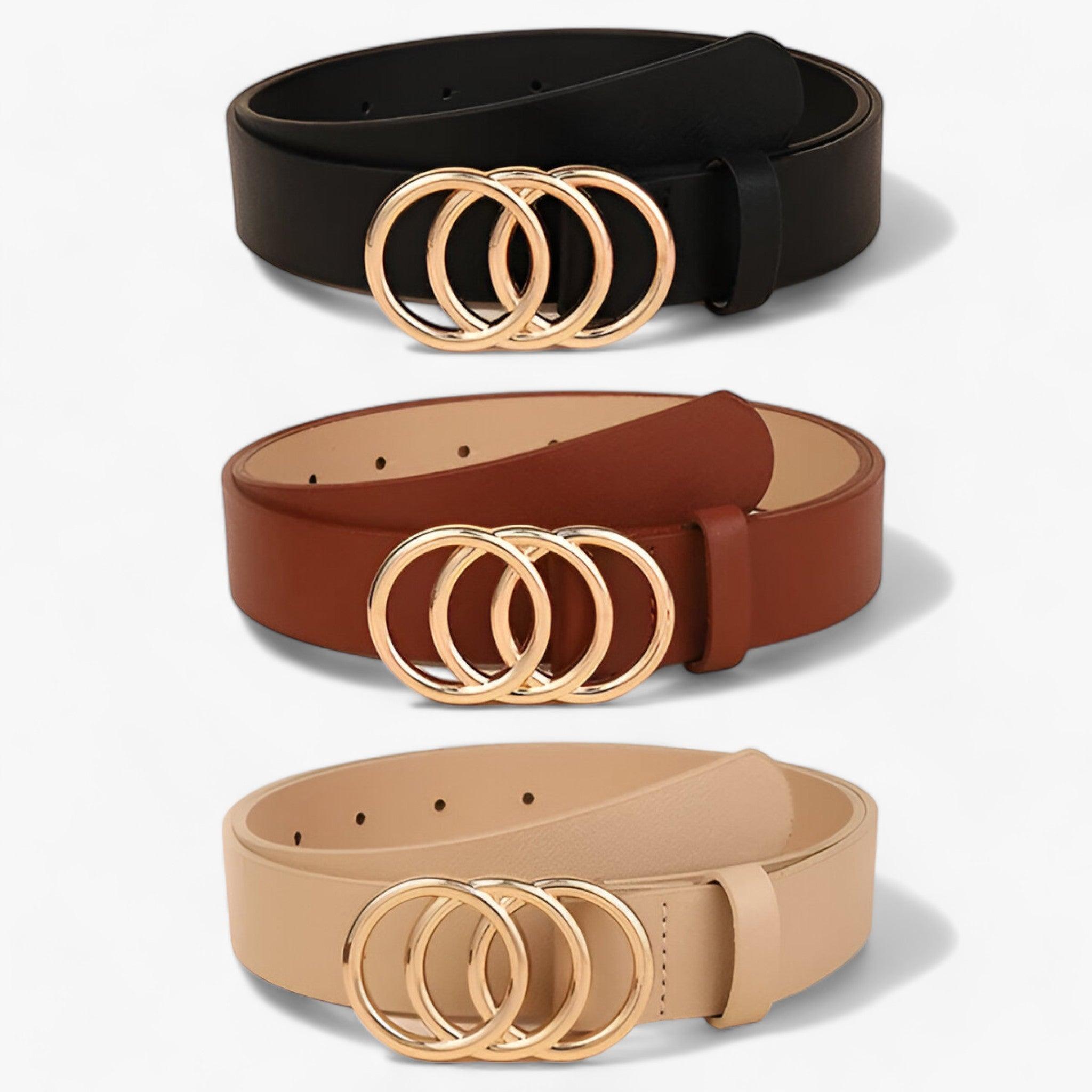 TRIO | Elegante cintura da donna, perfetta per ogni occasione - - Belts WOMEN - Concept Palermo