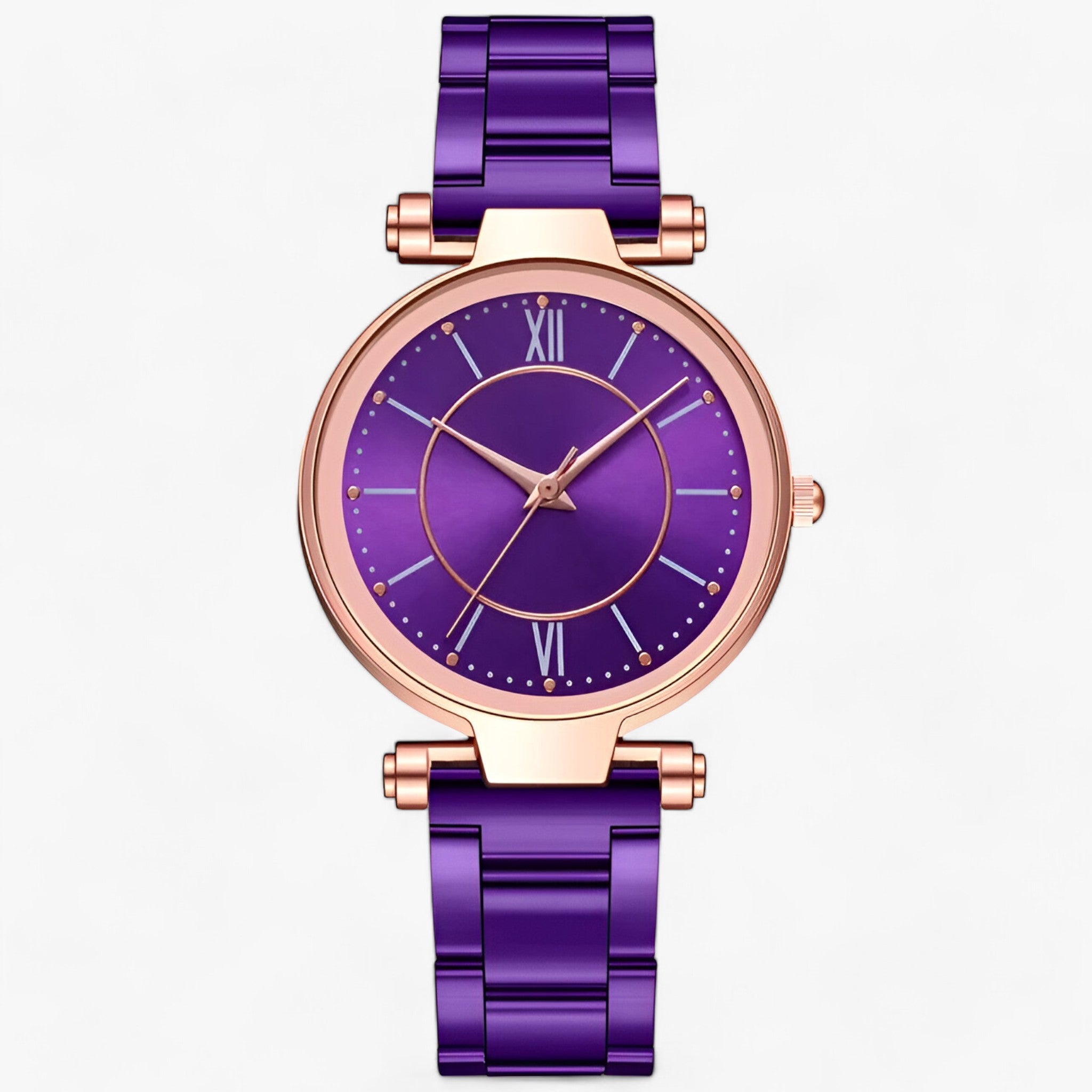 LUCIA | Orologio di Lusso Elegante - Stile Senza Tempo Incontra Caratteristiche Moderne - Viola - female watch ladies watch watch for women women watch wrist watches for women - Concept Palermo