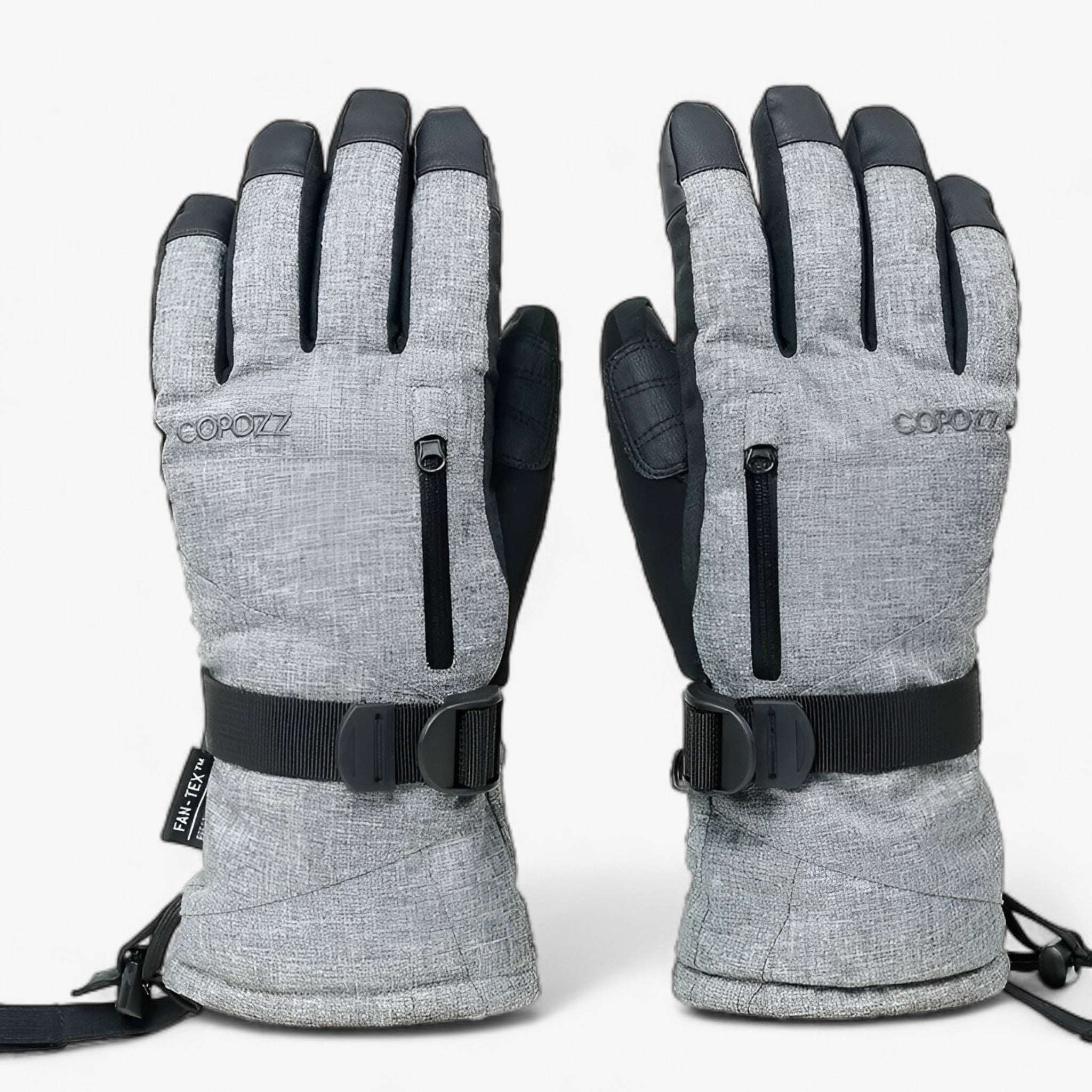 FrostGuard | Guanti da sci impermeabili - Touchscreen & calore termico - Grigio - - Concept Palermo