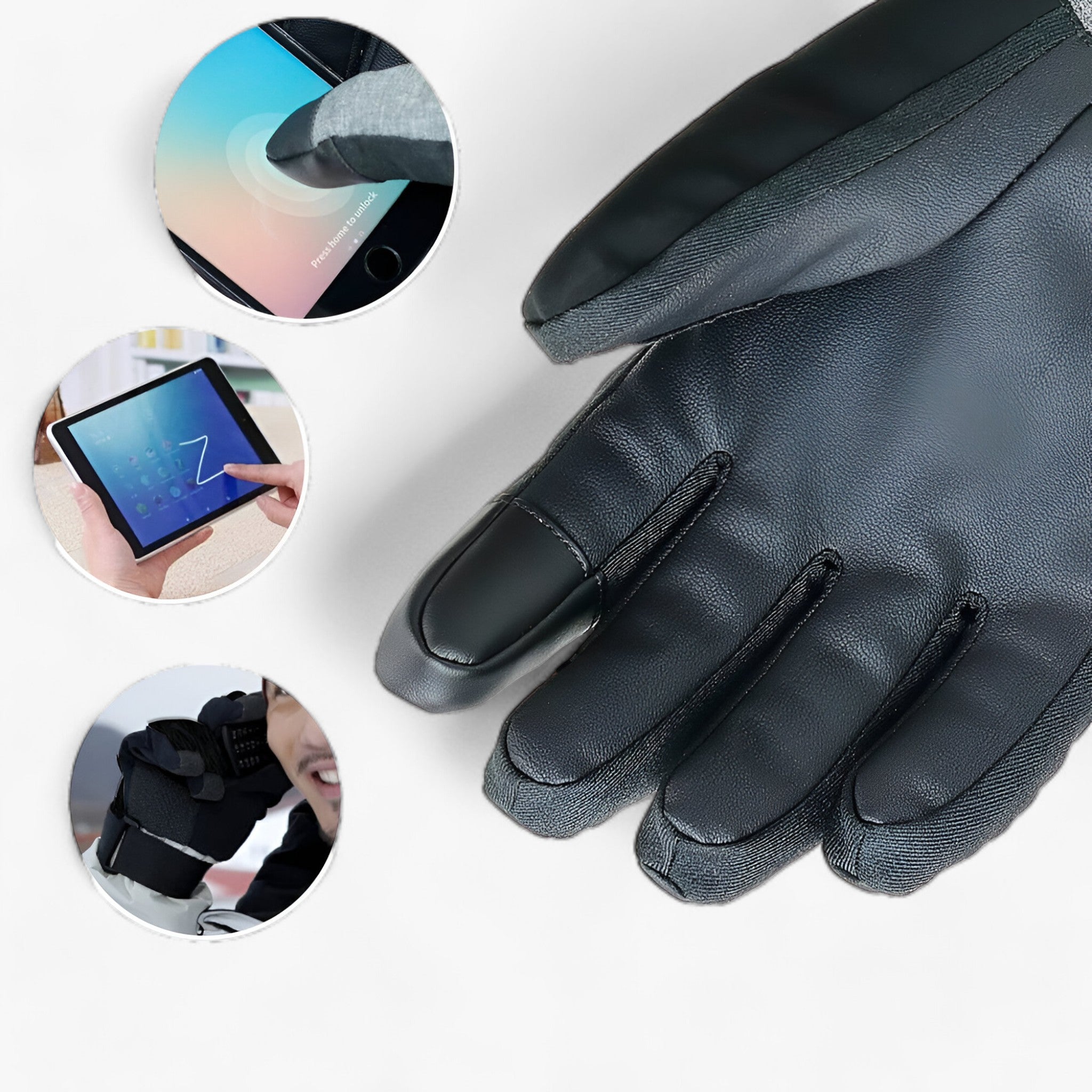 FrostGuard | Guanti da sci impermeabili - Touchscreen & calore termico - - - Concept Palermo