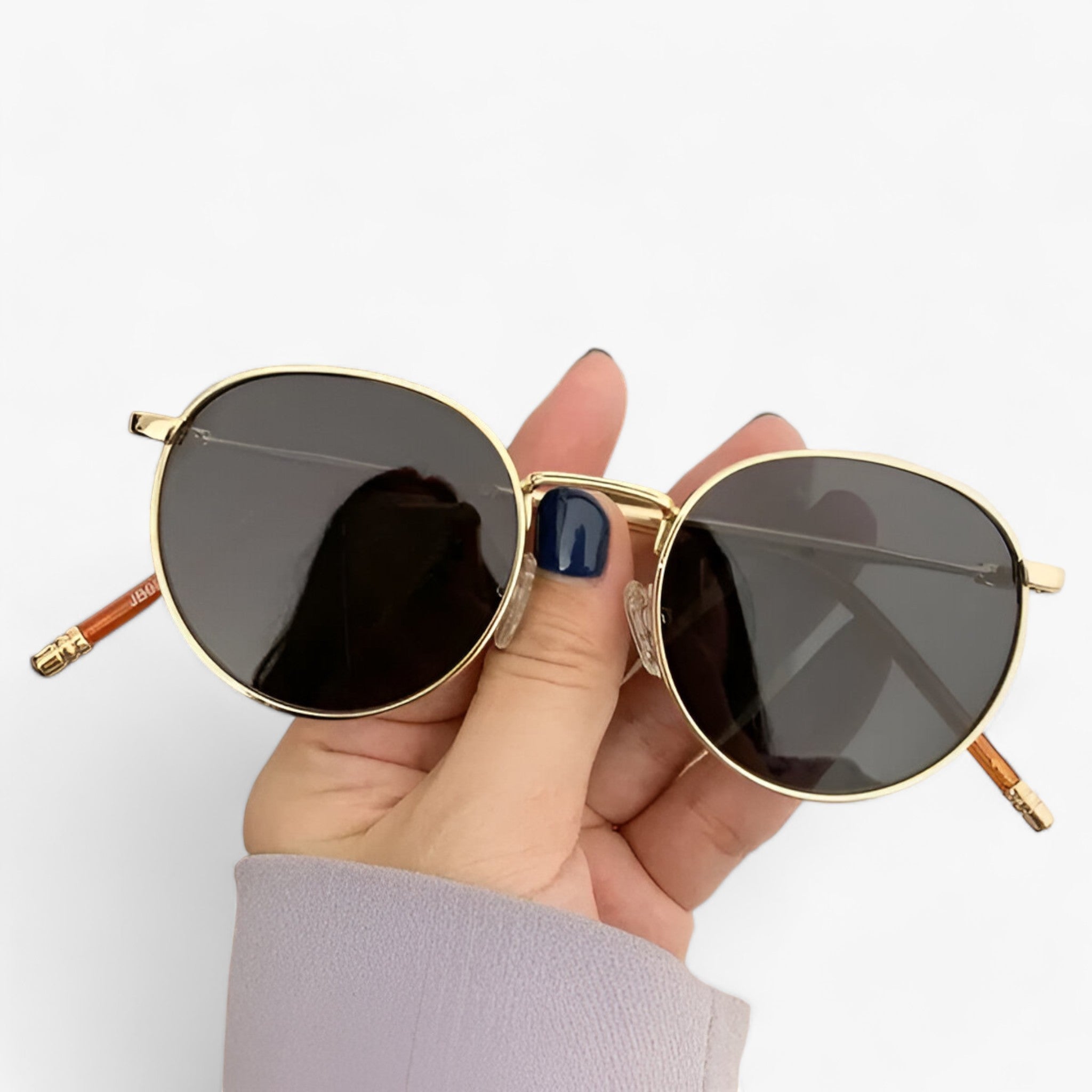 Occhiali da sole di design - Lenti rotonde versatili per l'uso quotidiano - - 1.85inch 1.97inch ADULT ALLOY China (mainland) EYEWEAR gootrades Mainland China NONE Polycarbonate punk Round Sun Glasses Sunglasses UV400 WOMEN - Concept Palermo