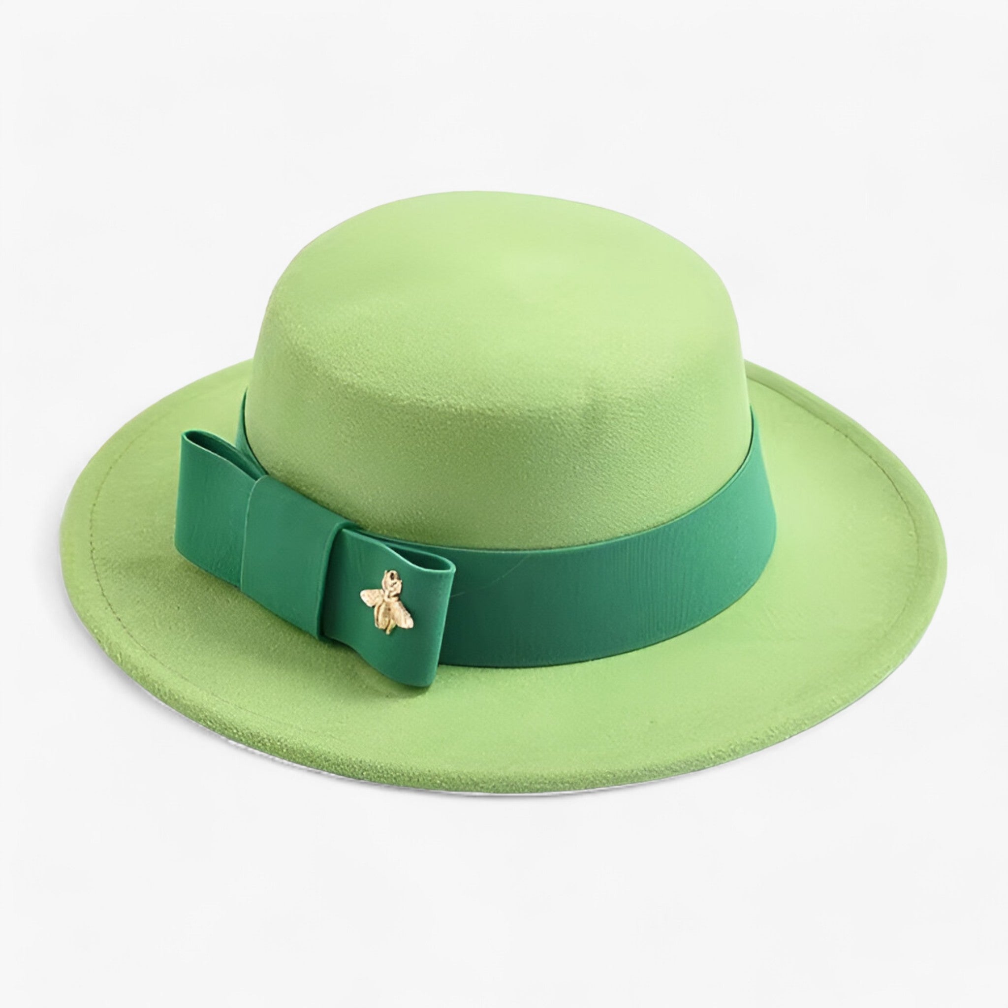 Ambra | Cappello Fedora da donna: elegante e alla moda per le occasioni formali - Verde - beach hat bucket hats floppy hat Hat Hat for girls straw hat summer hat sun hat Sun Hats wide brim hat women hat - Concept Palermo