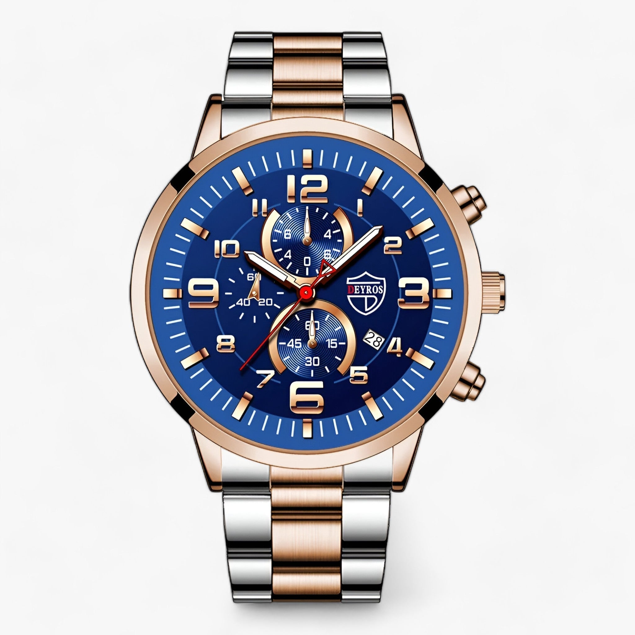 ZENITH | Elegante Ur - La Combinazione Ideale di Stile e Funzionalità - Bianco Blu - men - Concept Palermo