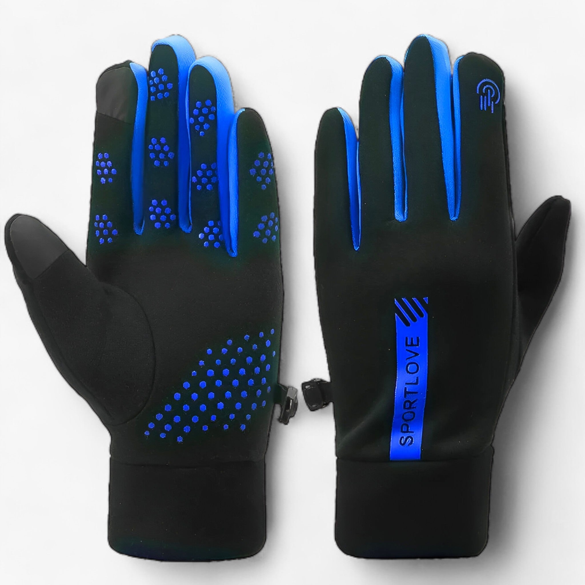 GlacierGuard | Guanti invernali: protezione calda e impermeabile - Blu (Signori) - - Concept Palermo